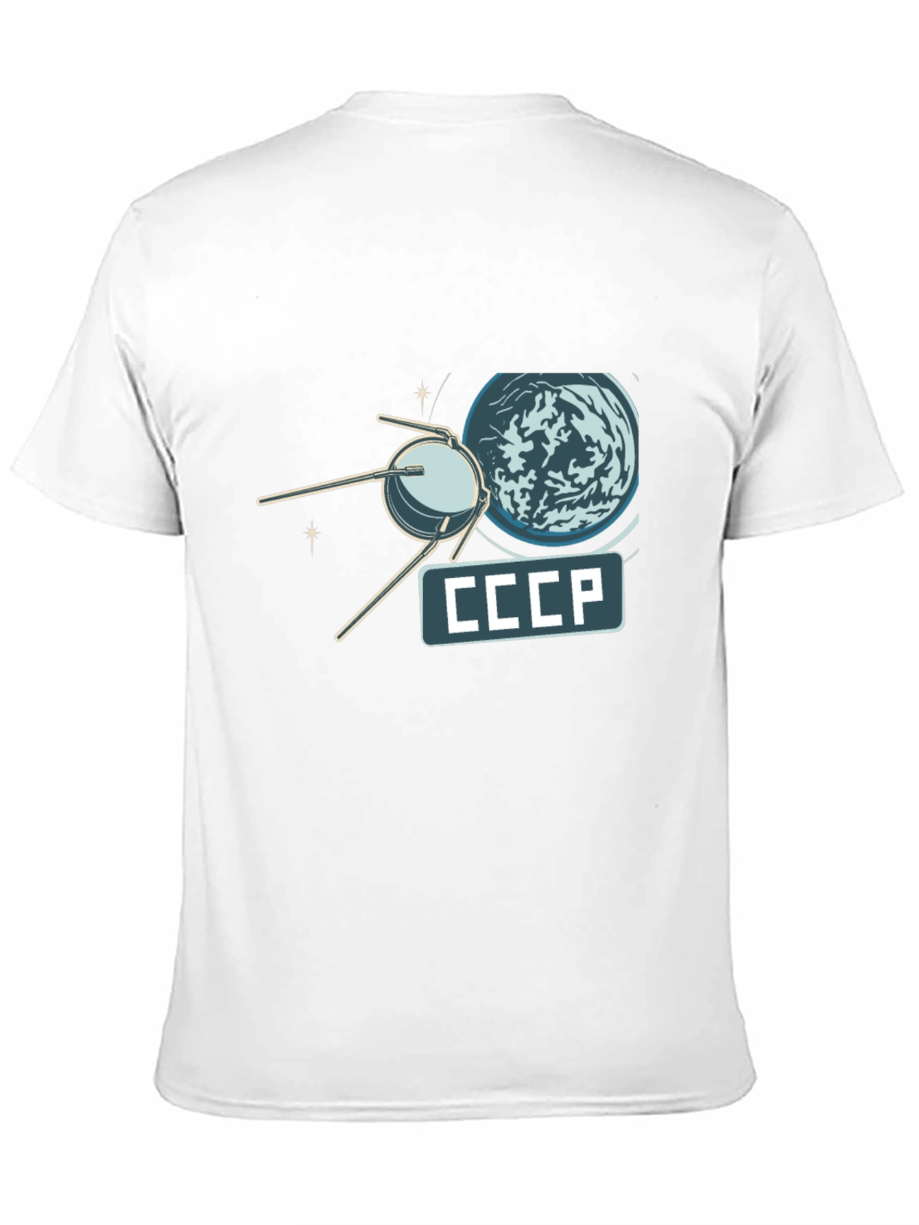 Sputnik CCCP T-Shirt - Retro Space Design