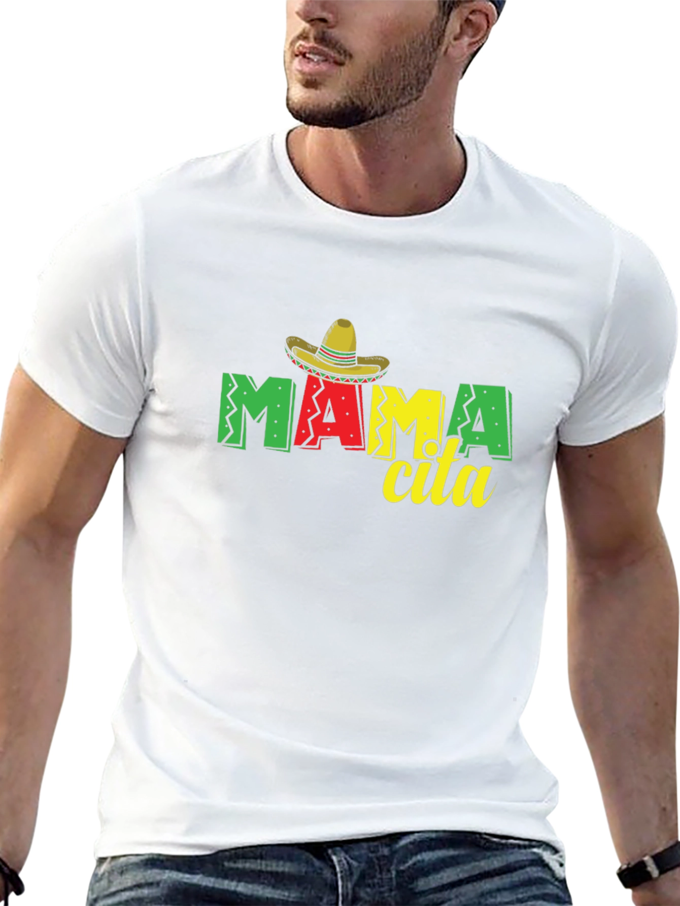 Mamcita T-Shirt Sombrero Black Tee