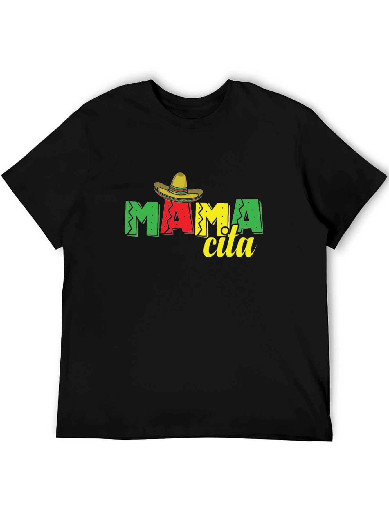 Mamcita T-Shirt Sombrero Black Tee