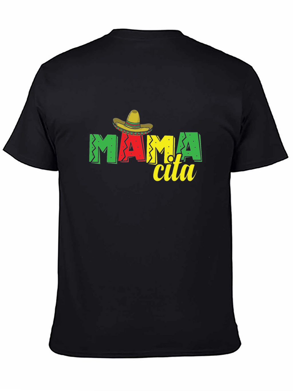 Mamcita T-Shirt Sombrero Black Tee