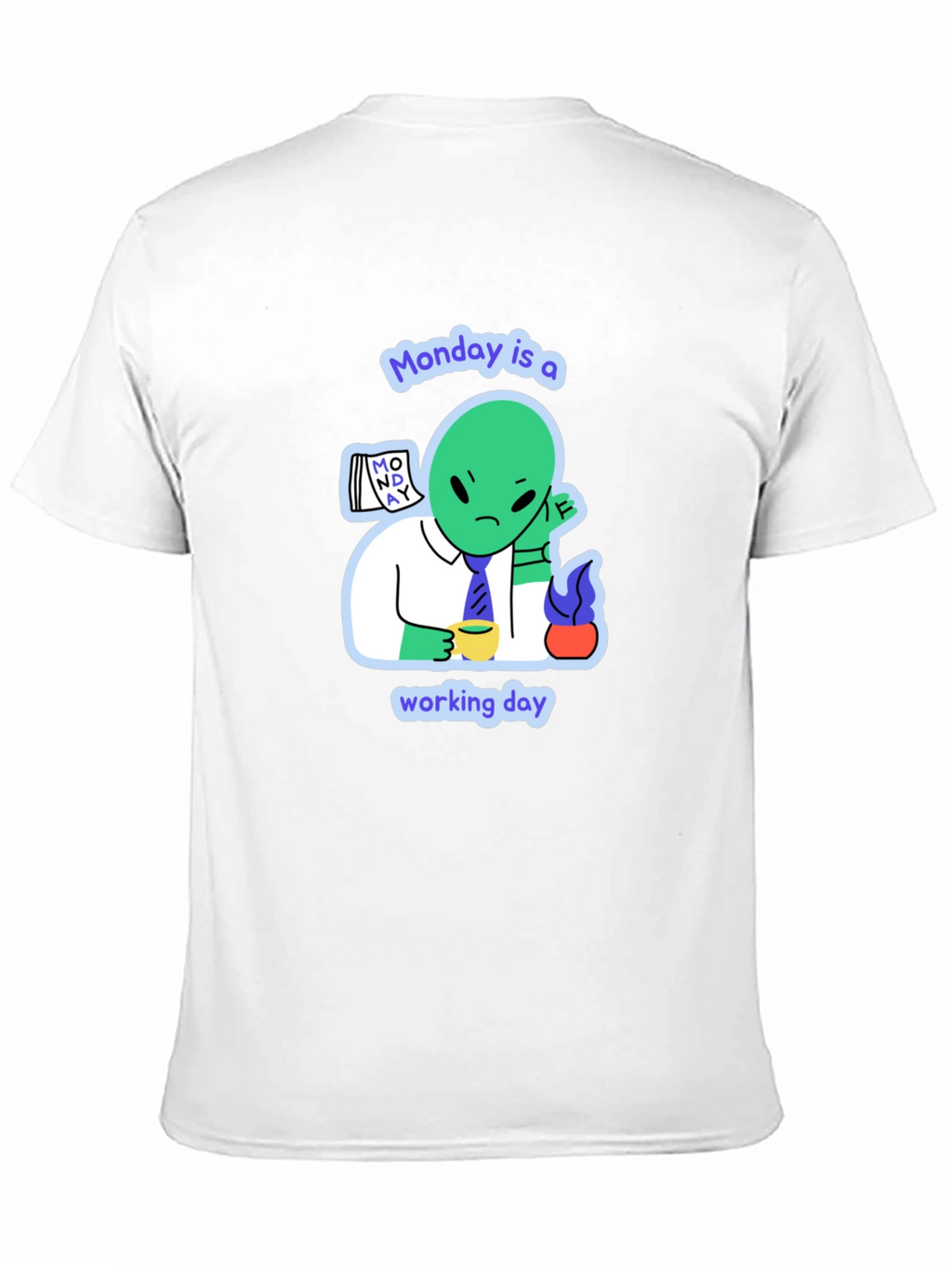 Monday Alien Graphic Tee - Mens Black T-Shirt