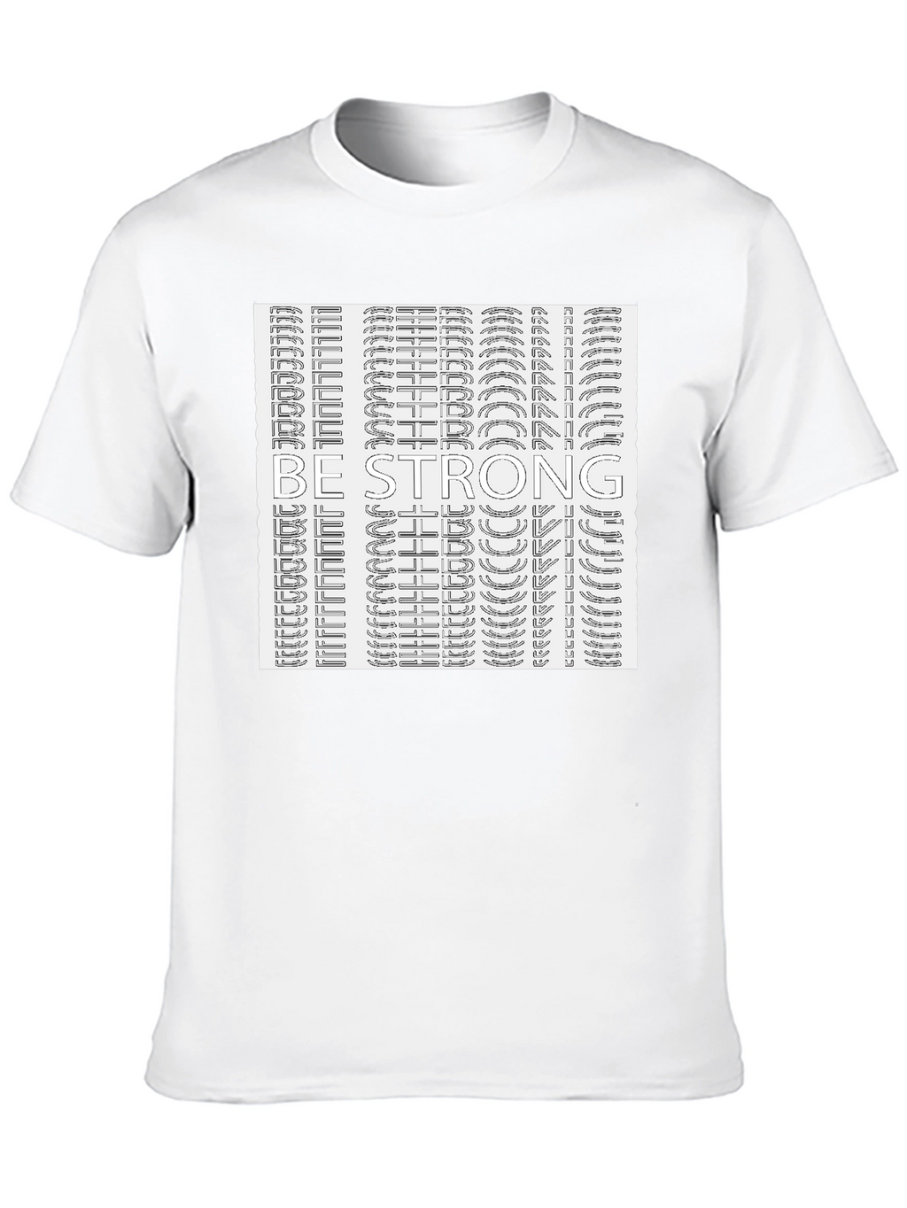 Be Strong Graphic Tee - Stylish & Motivational