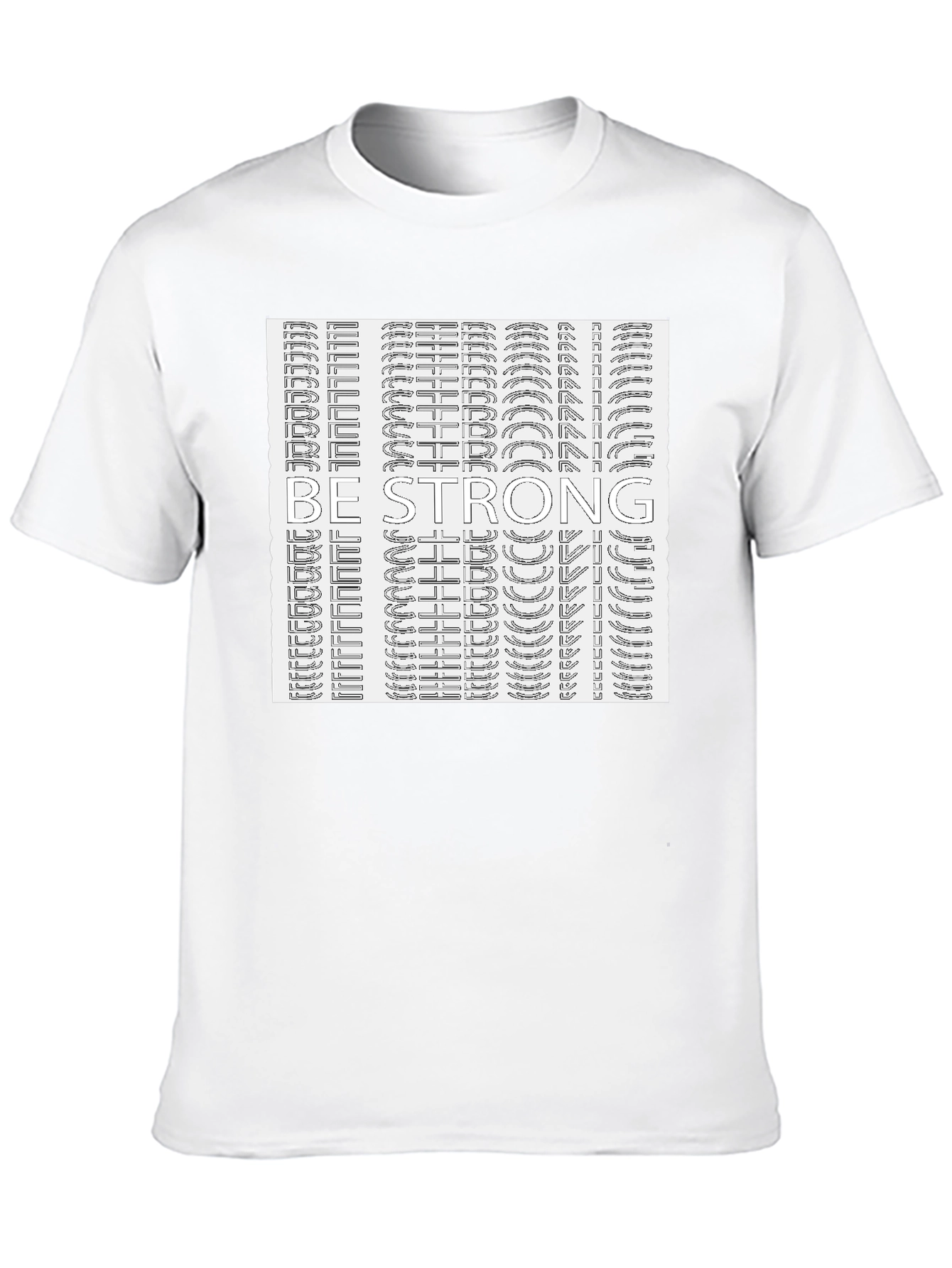 Be Strong Graphic Tee - Stylish & Motivational