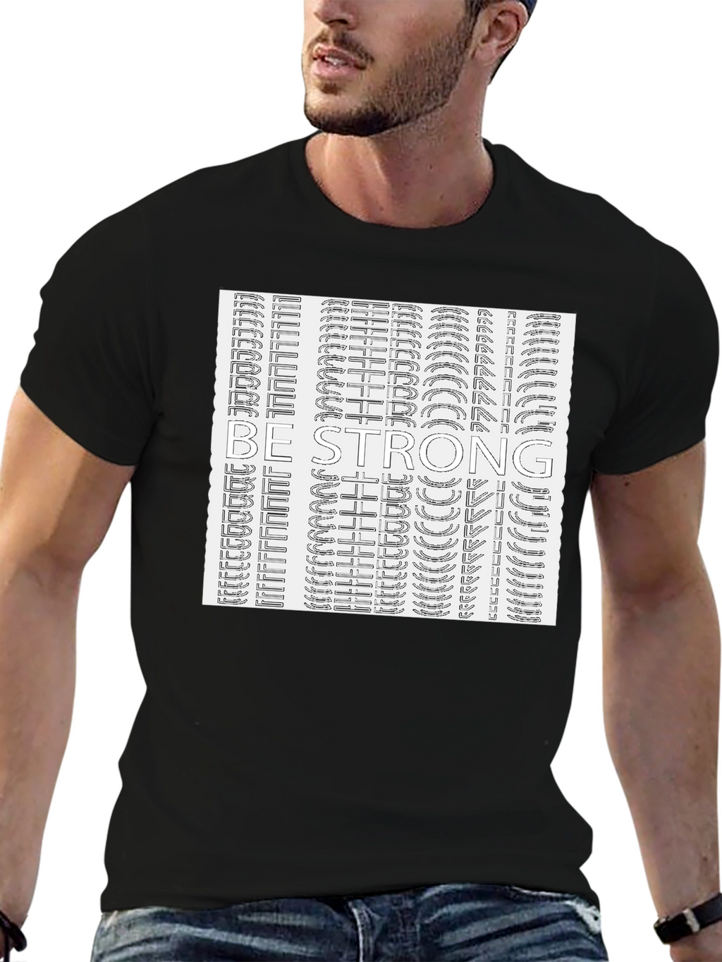 Be Strong Graphic Tee - Stylish & Motivational