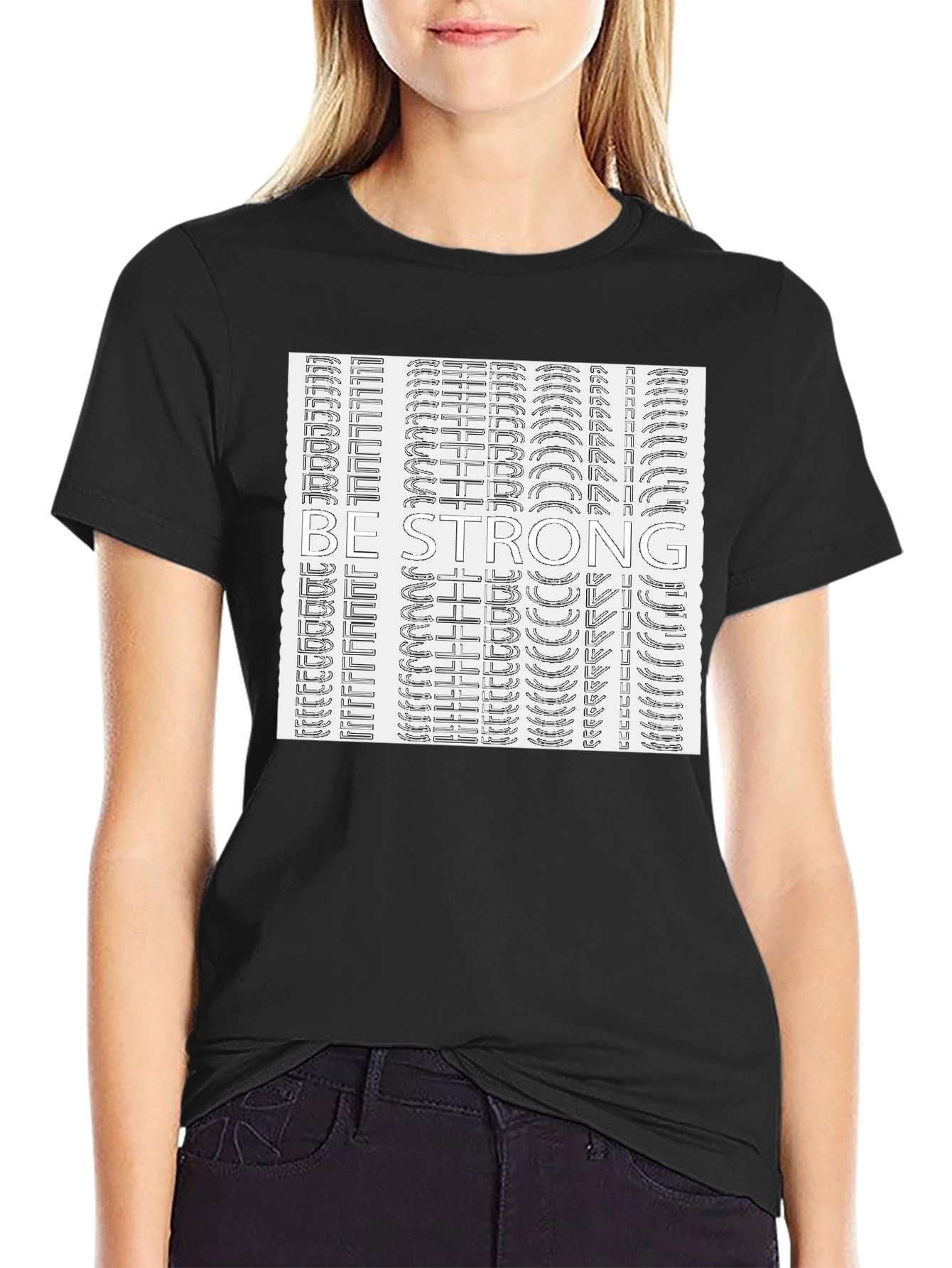 Be Strong Graphic Tee - Stylish & Motivational