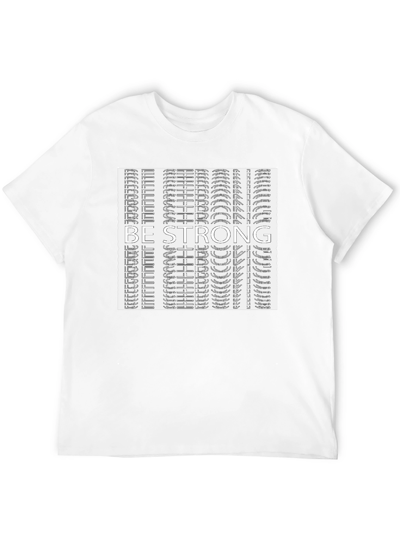 Be Strong Graphic Tee - Stylish & Motivational