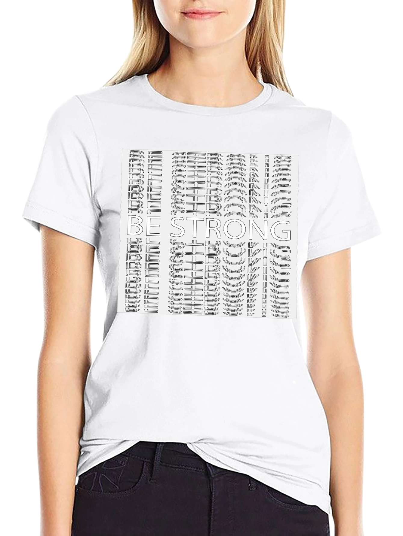 Be Strong Graphic Tee - Stylish & Motivational