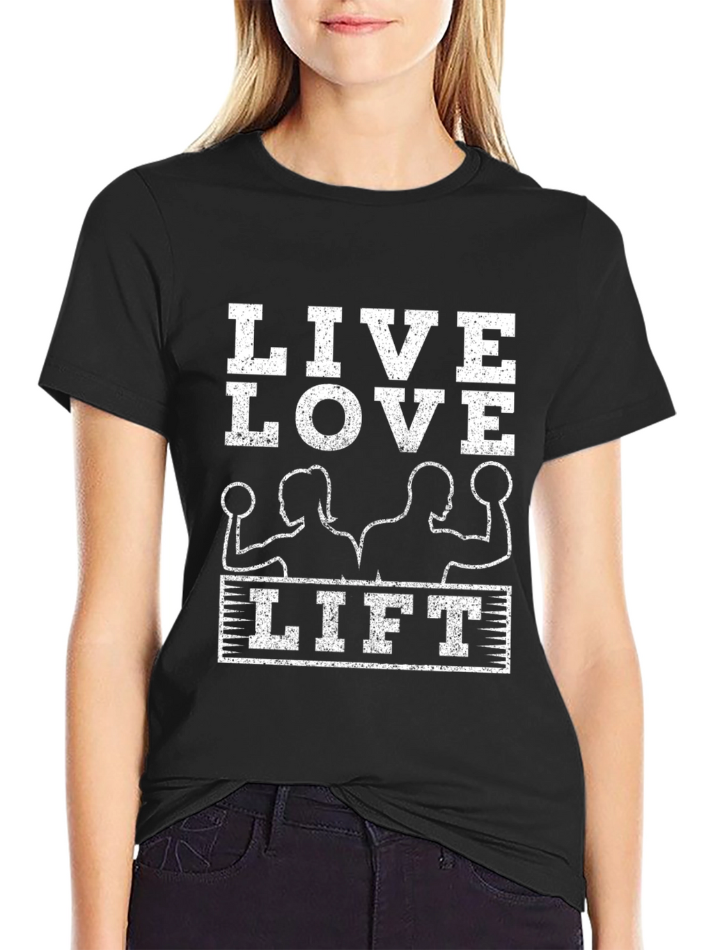 Live Love Lift T-Shirt: Workout Motivation Tee