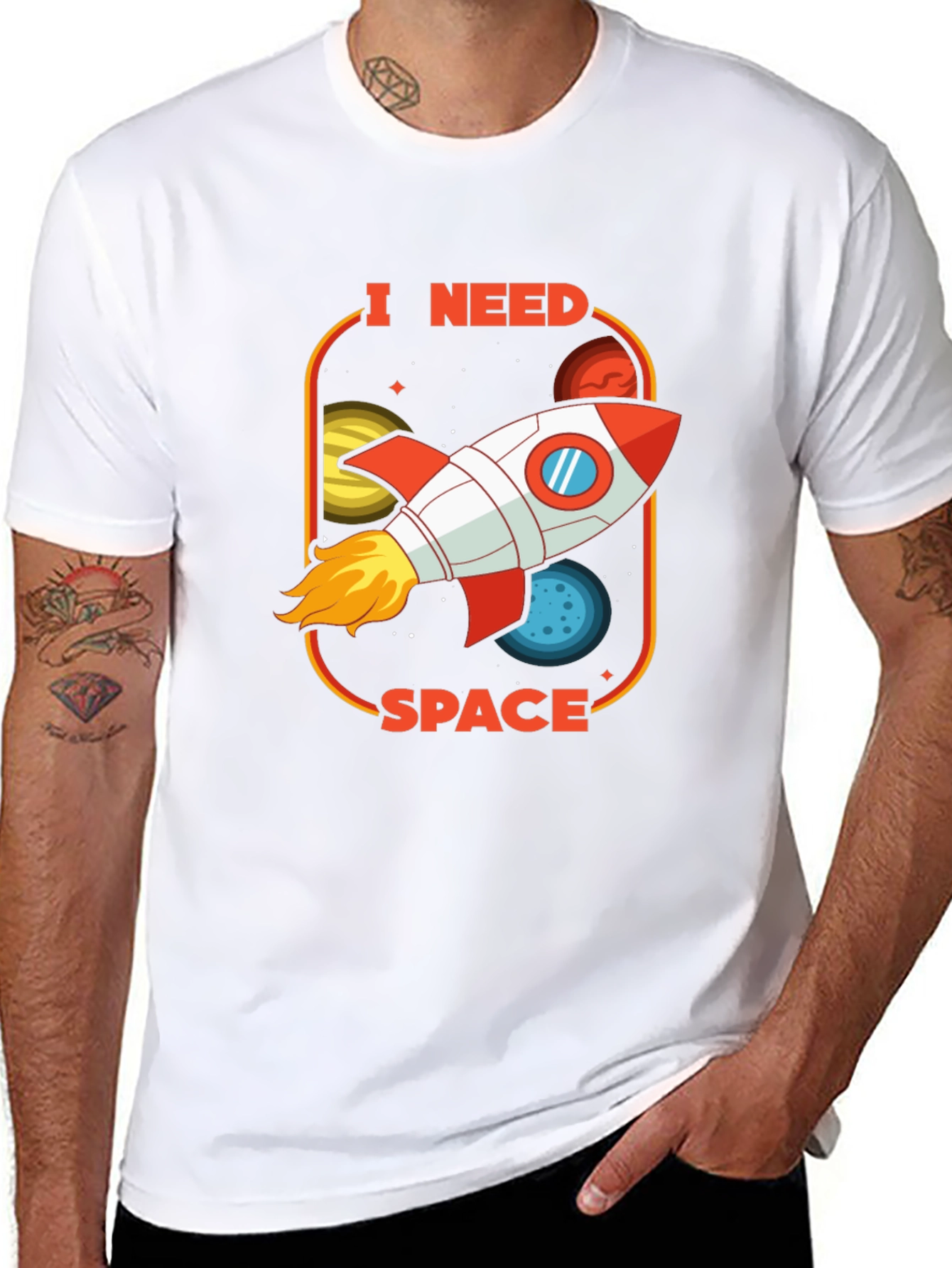 I Need Space Graphic T-Shirt