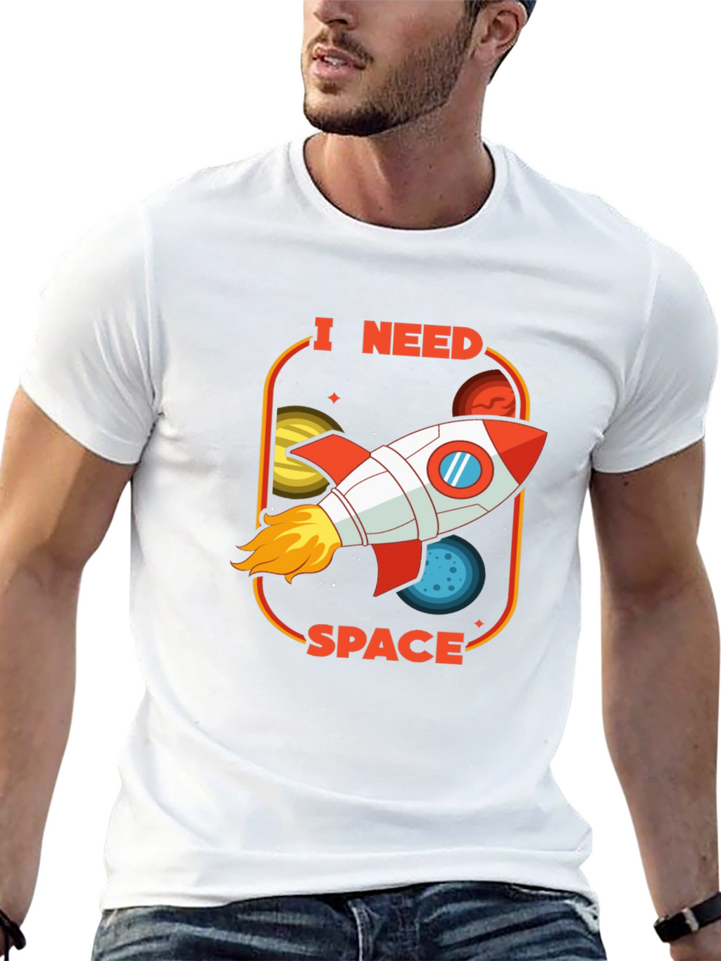 I Need Space Graphic T-Shirt