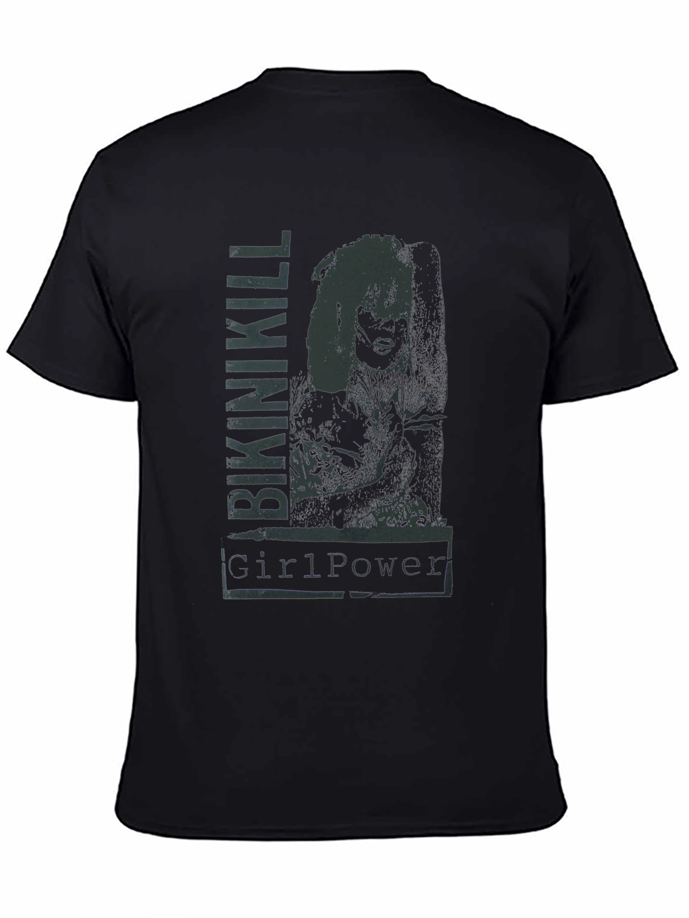 Bikini Kill Girl Power Graphic Tee - Black