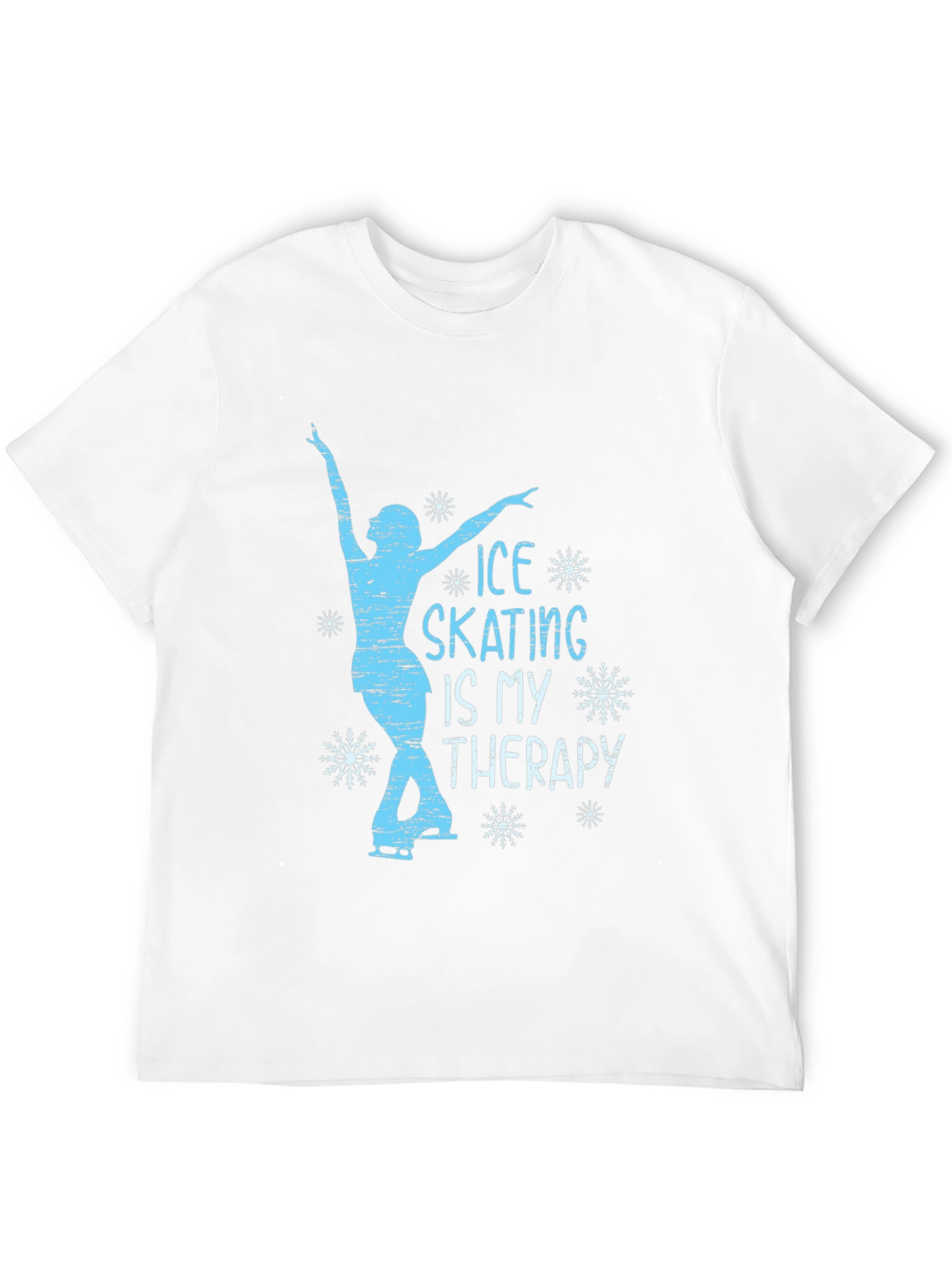 Ice Skating Therapy Graphic T-Shirt