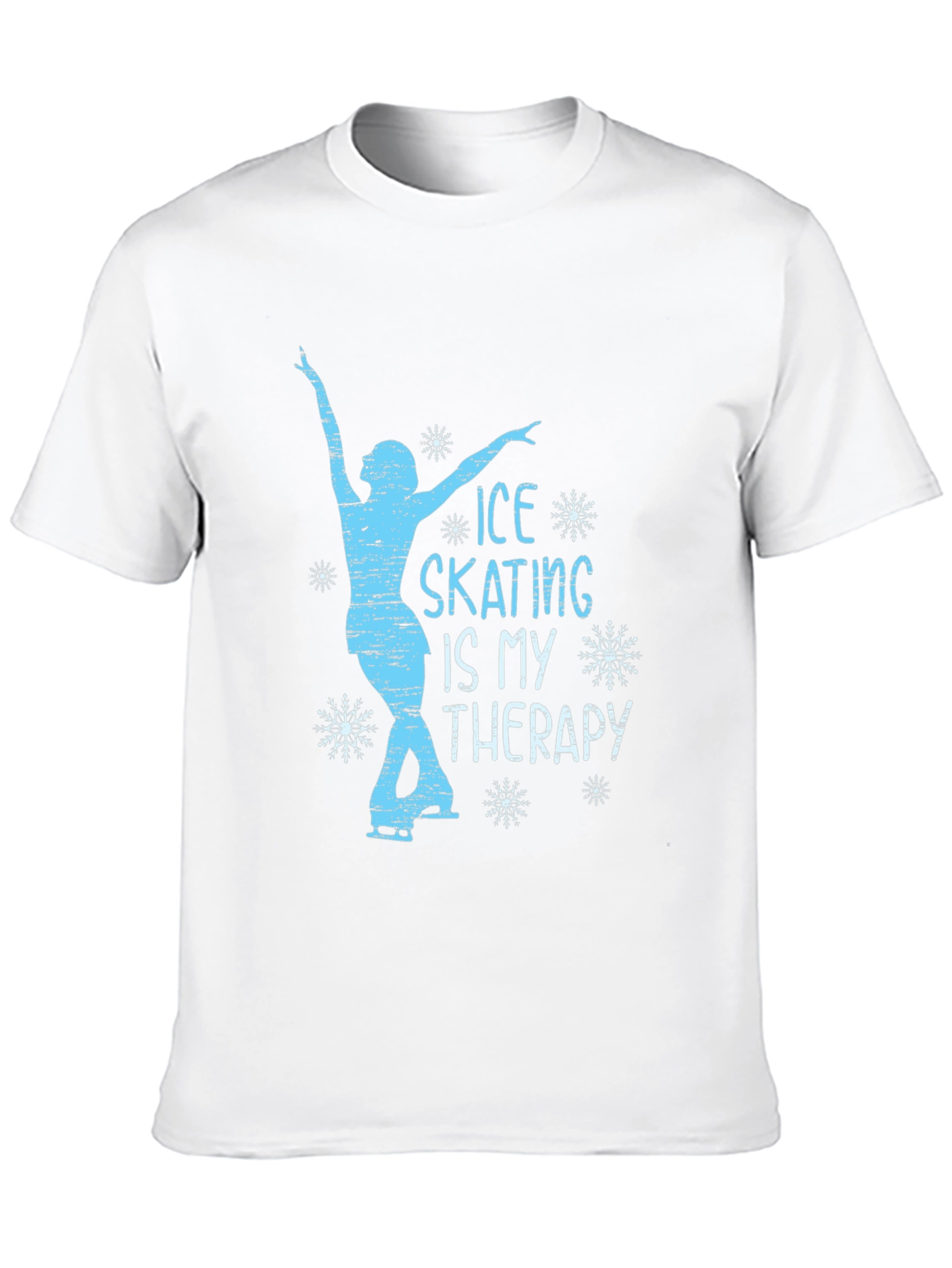 Ice Skating Therapy Graphic T-Shirt