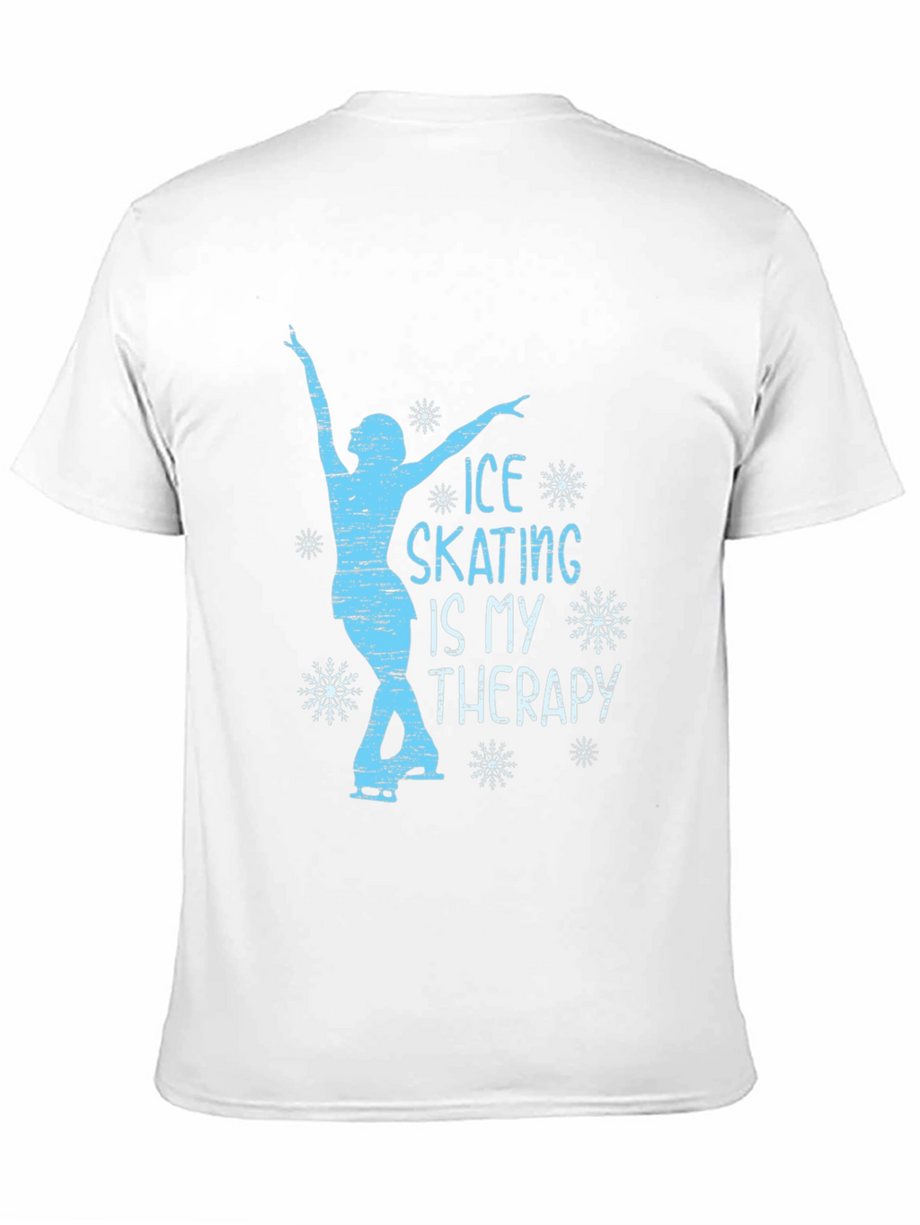 Ice Skating Therapy Graphic T-Shirt