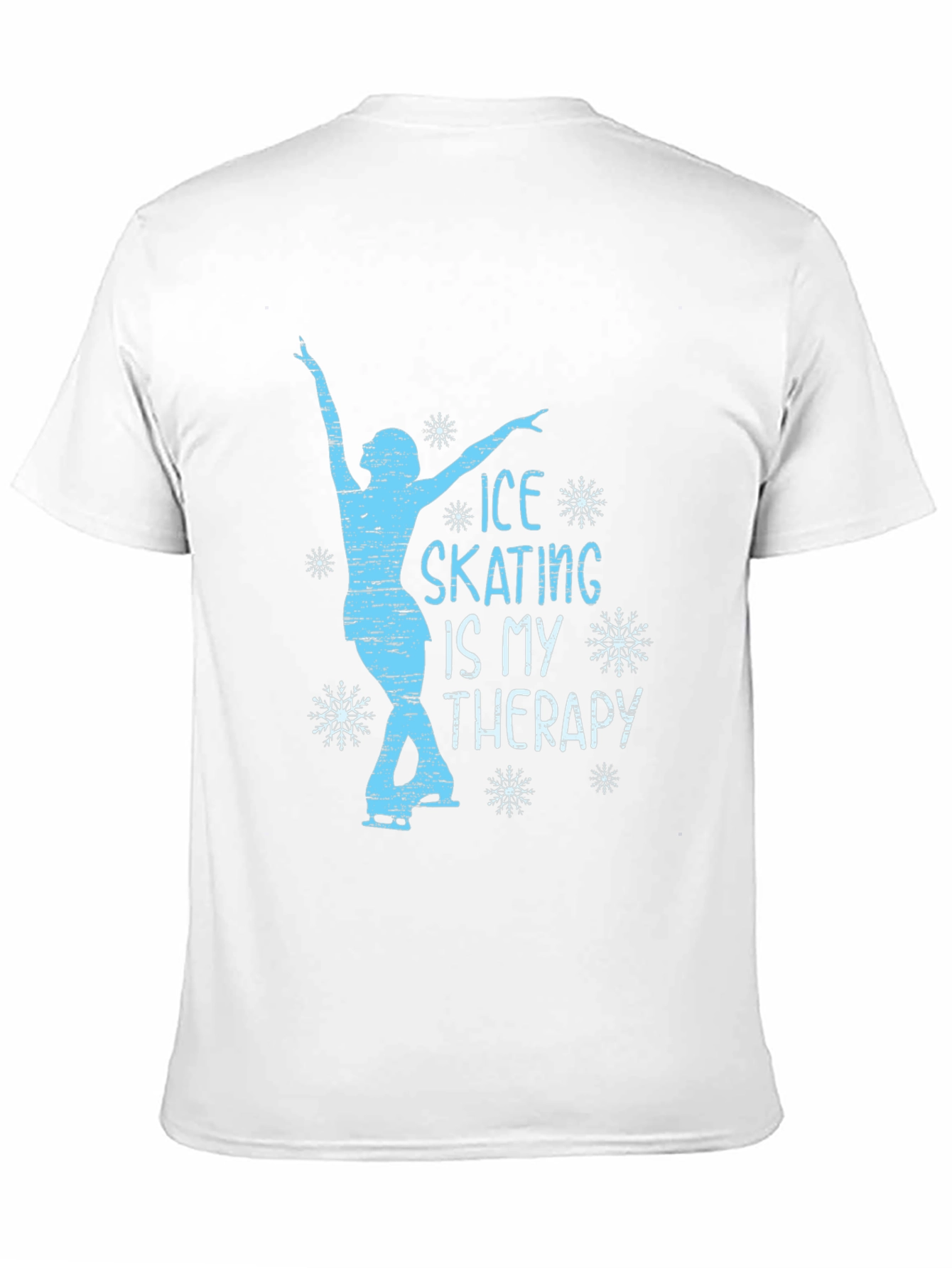 Ice Skating Therapy Graphic T-Shirt