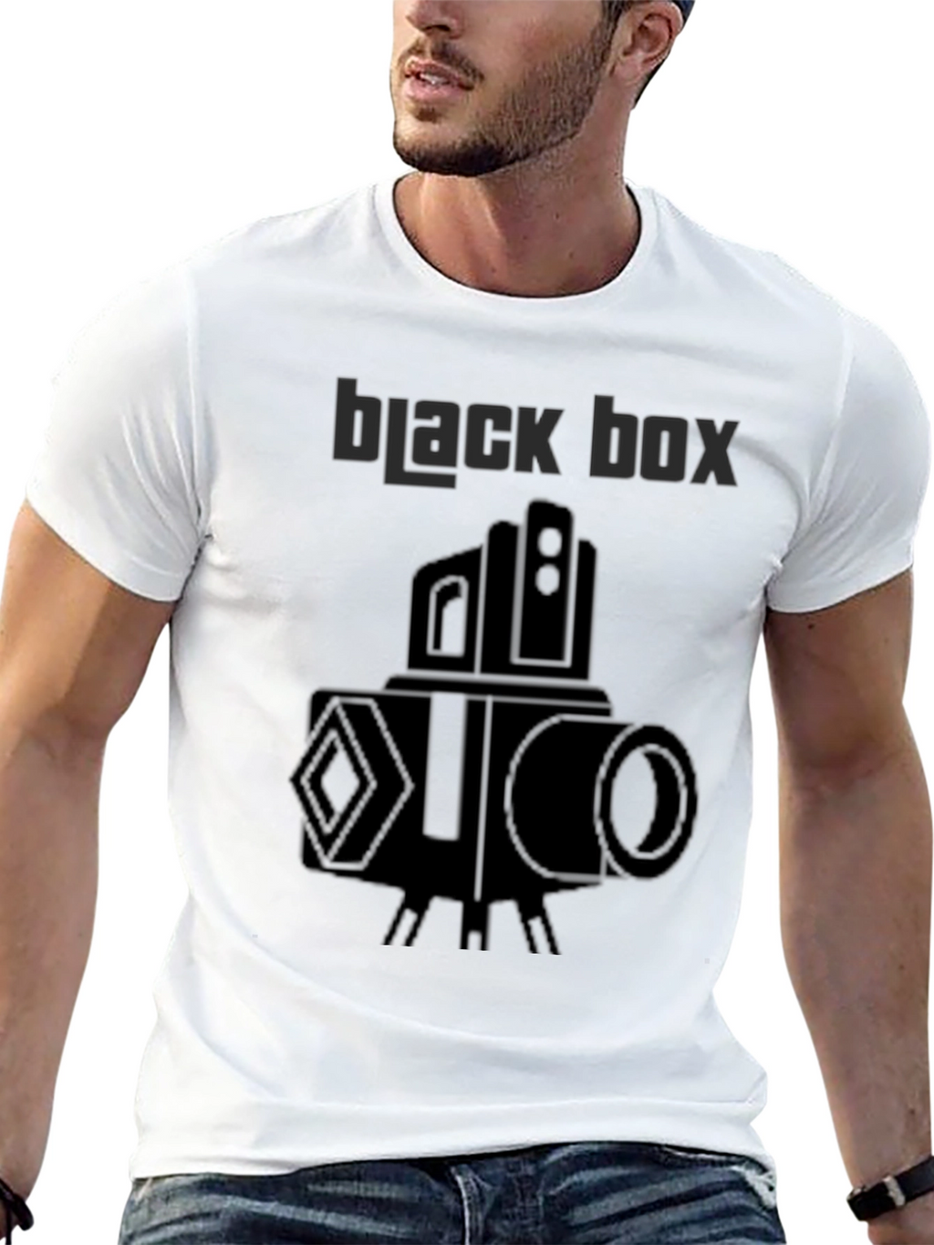 Black Box Camera T-Shirt - Retro Style Graphic Tee