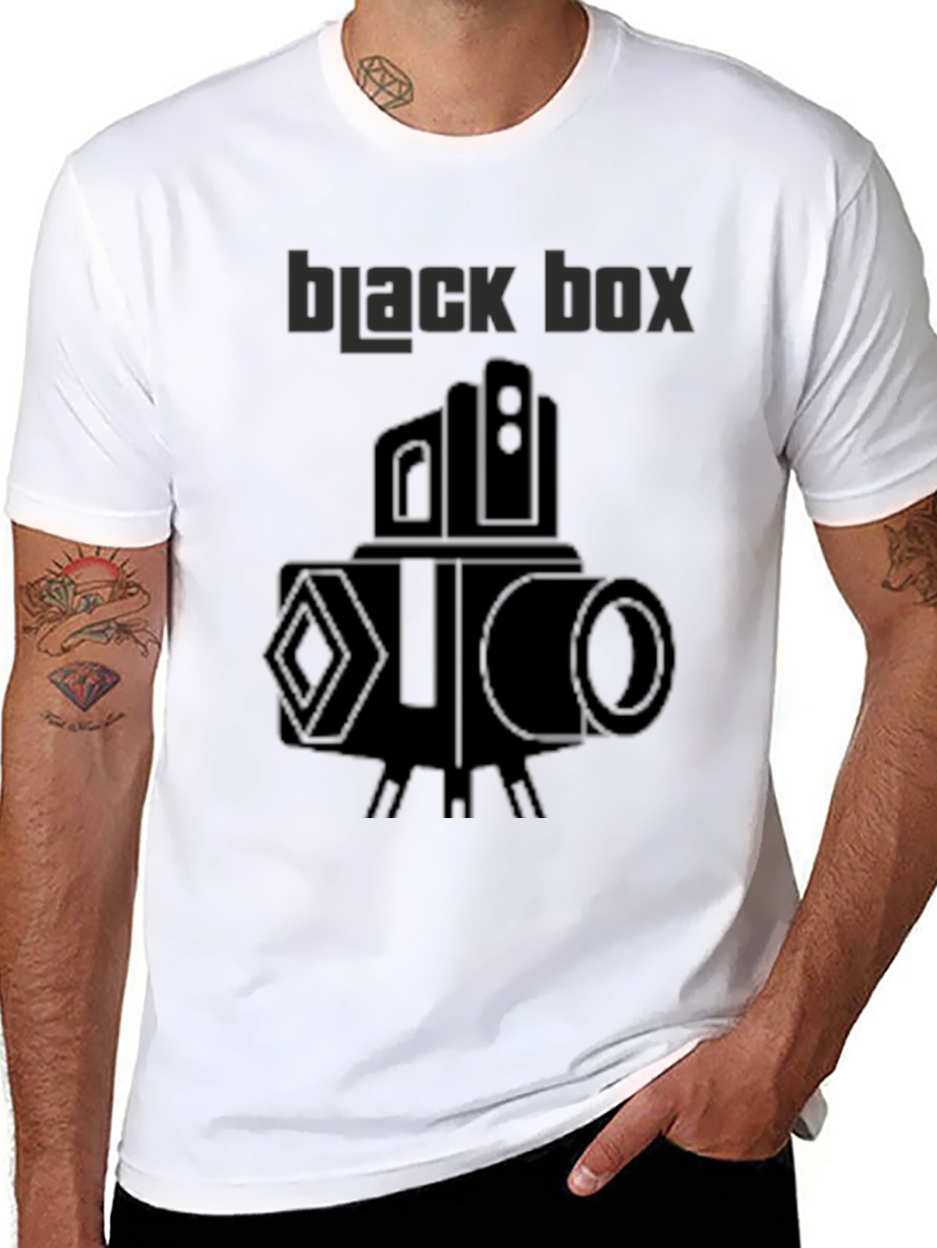 Black Box Camera T-Shirt - Retro Style Graphic Tee