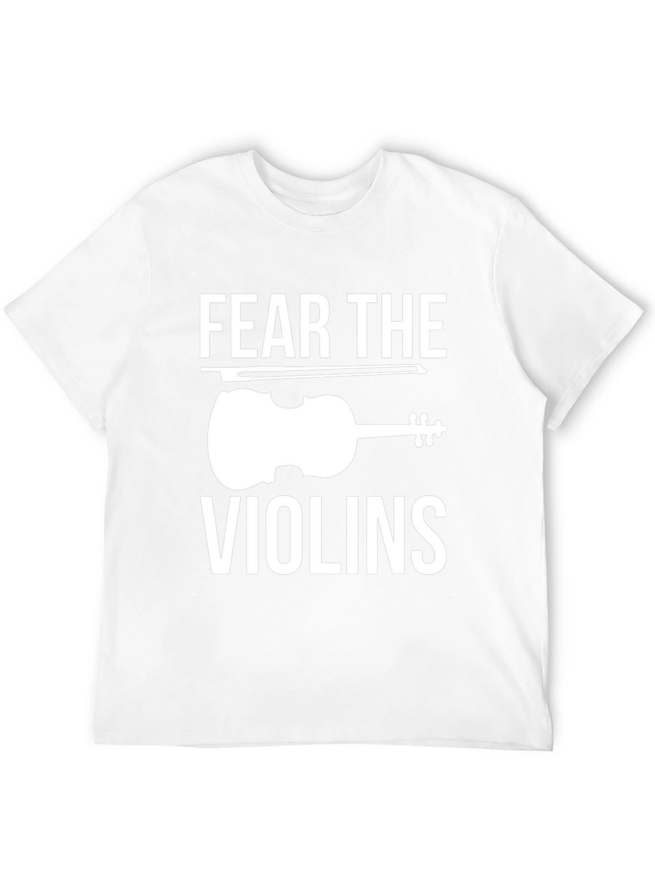 Fear The Violins Black Graphic Tee