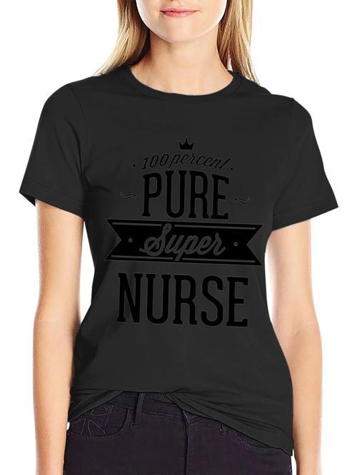 100% Pure Super Nurse Graphic Tee