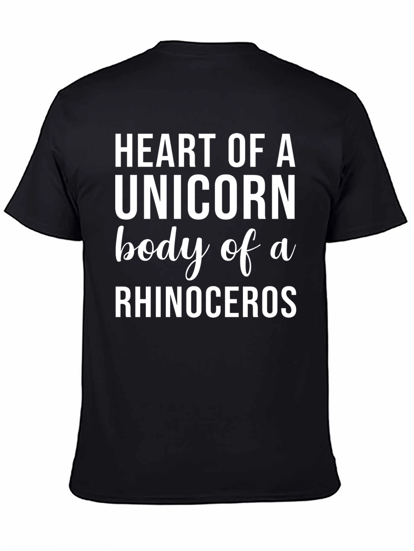 Heart of a Unicorn Mens Graphic Tee
