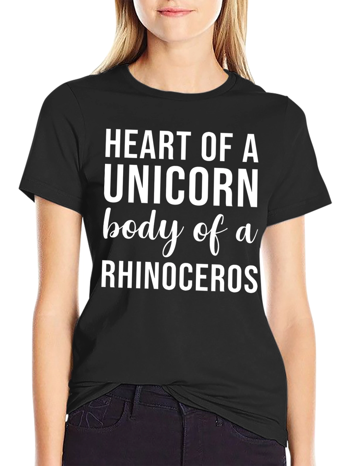 Heart of a Unicorn Mens Graphic Tee