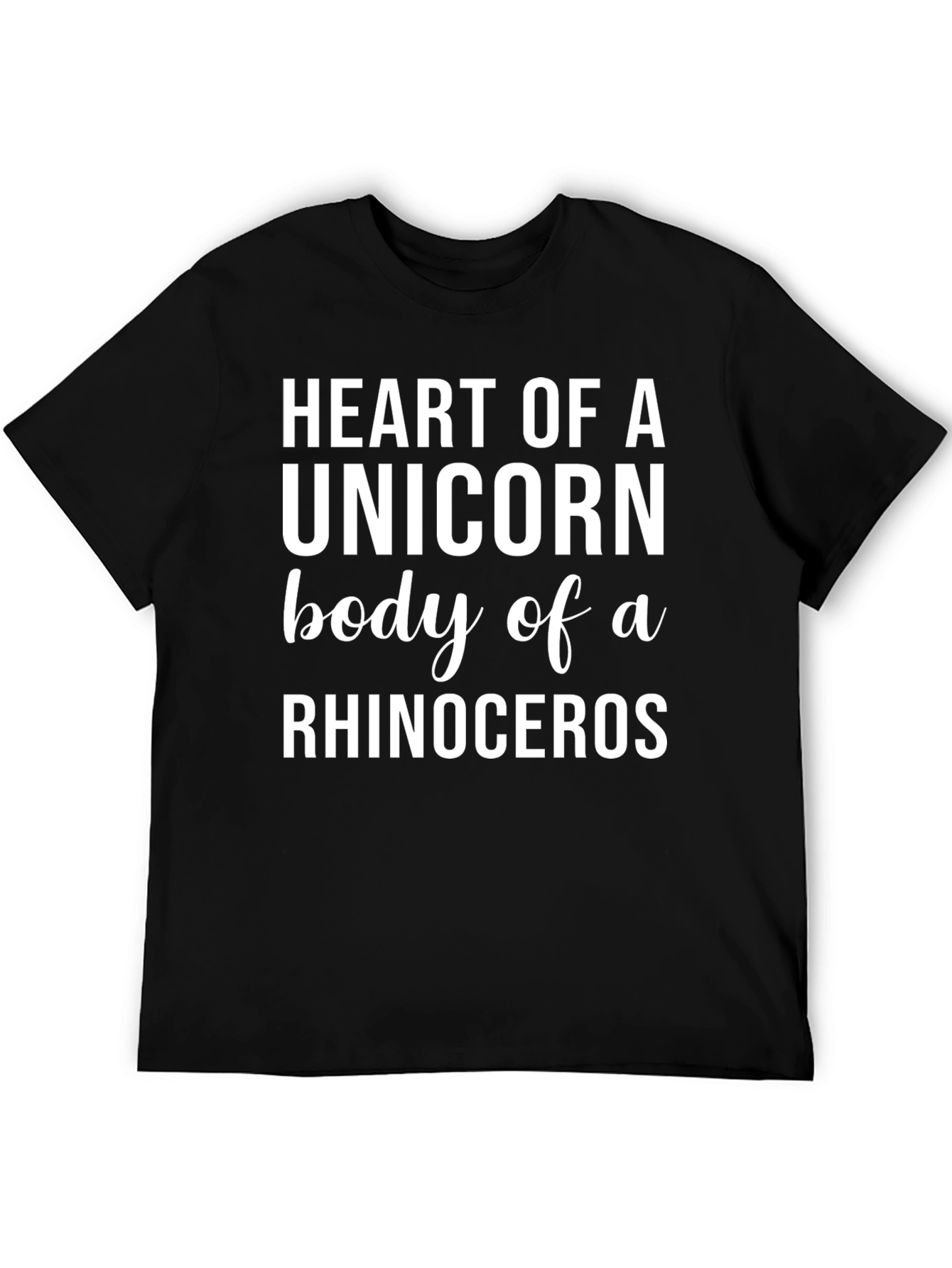 Heart of a Unicorn Mens Graphic Tee