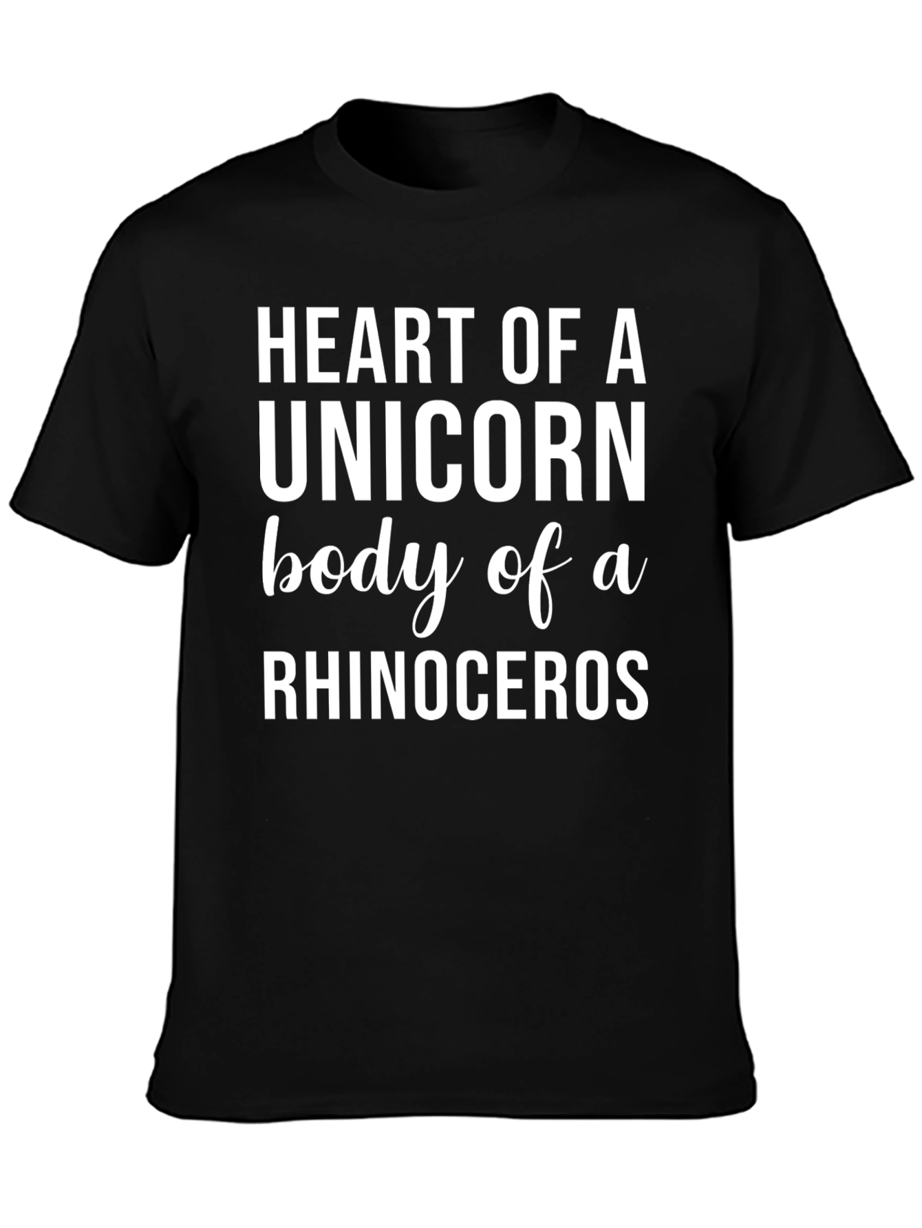 Heart of a Unicorn Mens Graphic Tee