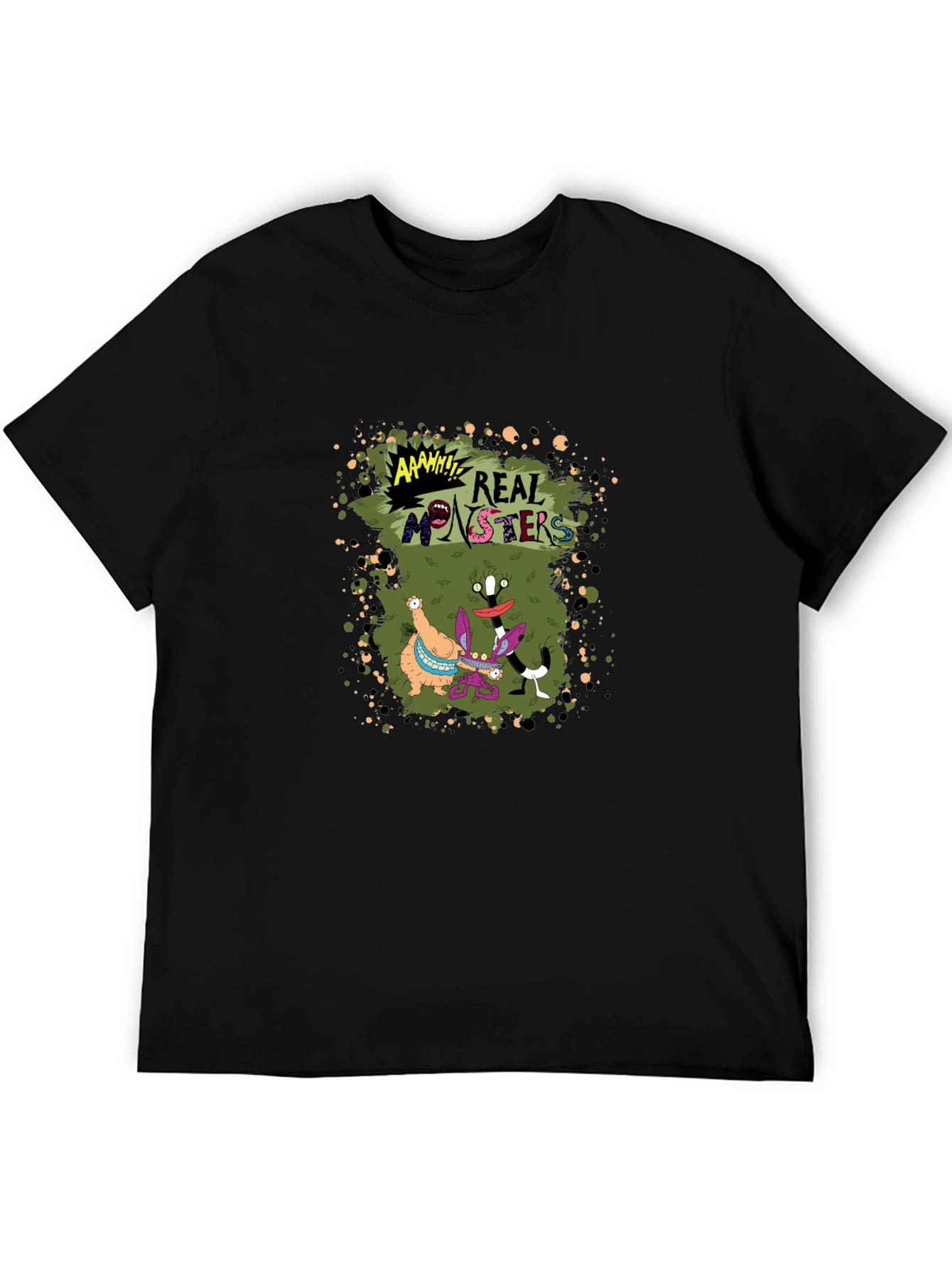 Real Monsters Black T-Shirt