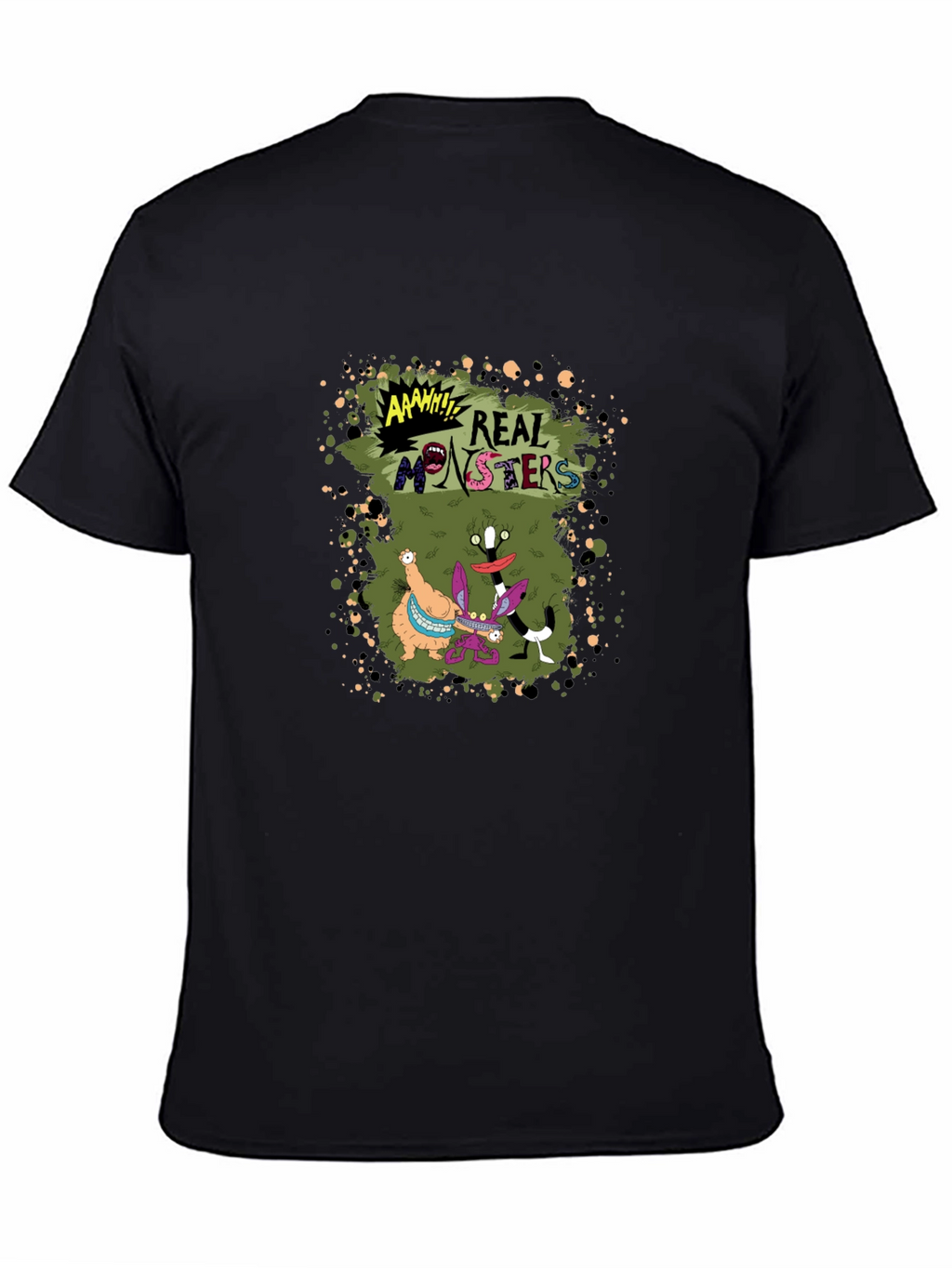 Real Monsters Black T-Shirt