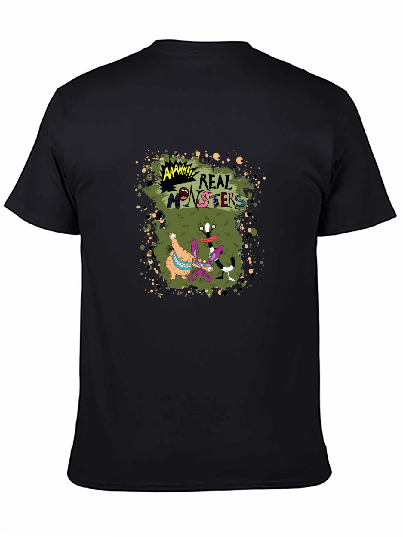 Real Monsters Black T-Shirt