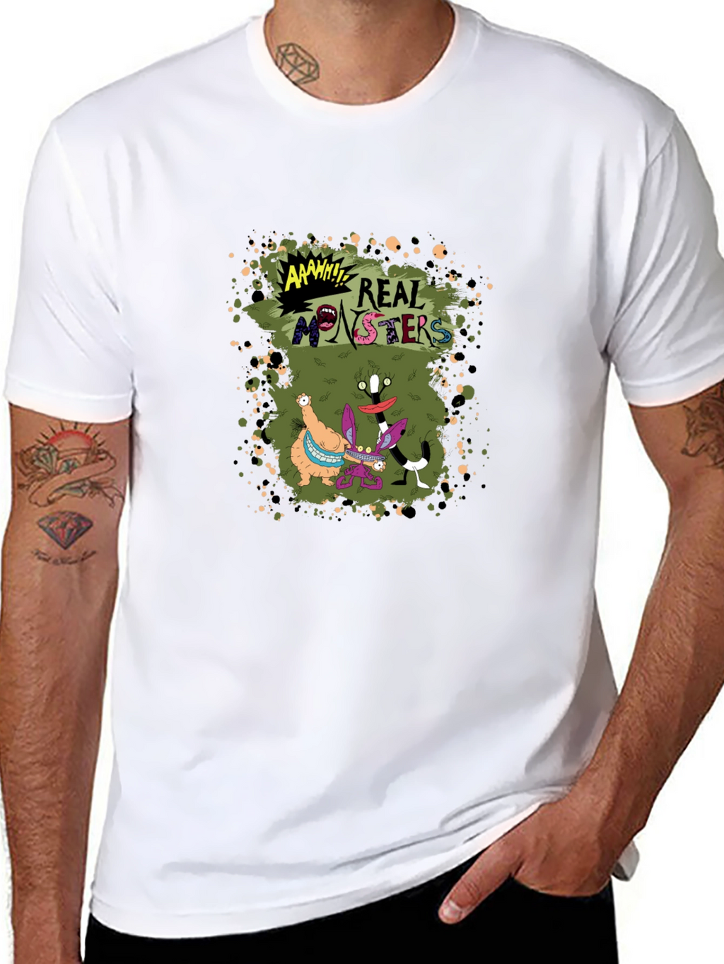 Real Monsters Black T-Shirt