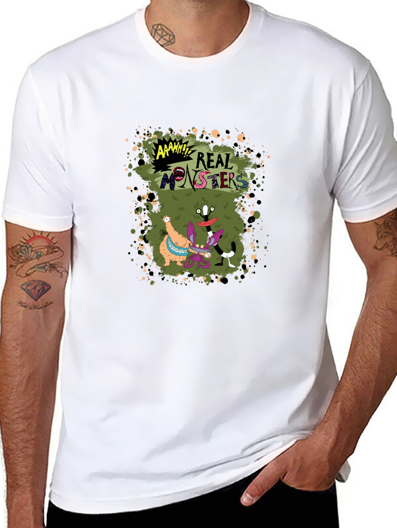 Real Monsters Black T-Shirt
