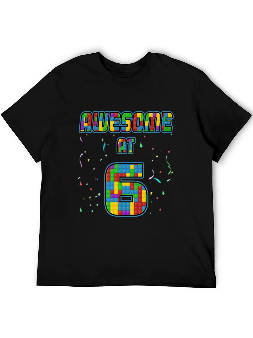 Awesome at 6 Pop It Birthday T-Shirt