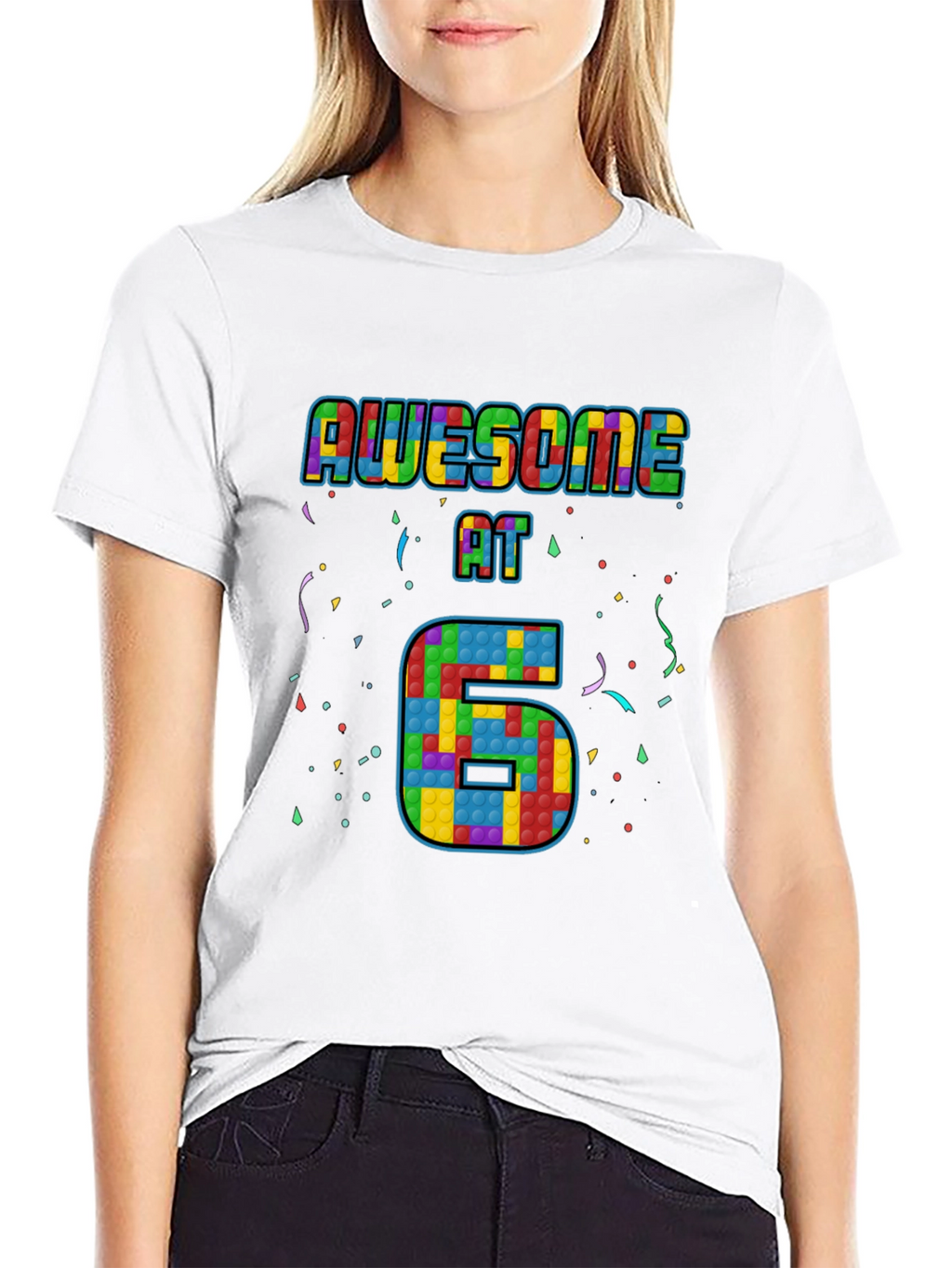 Awesome at 6 Pop It Birthday T-Shirt