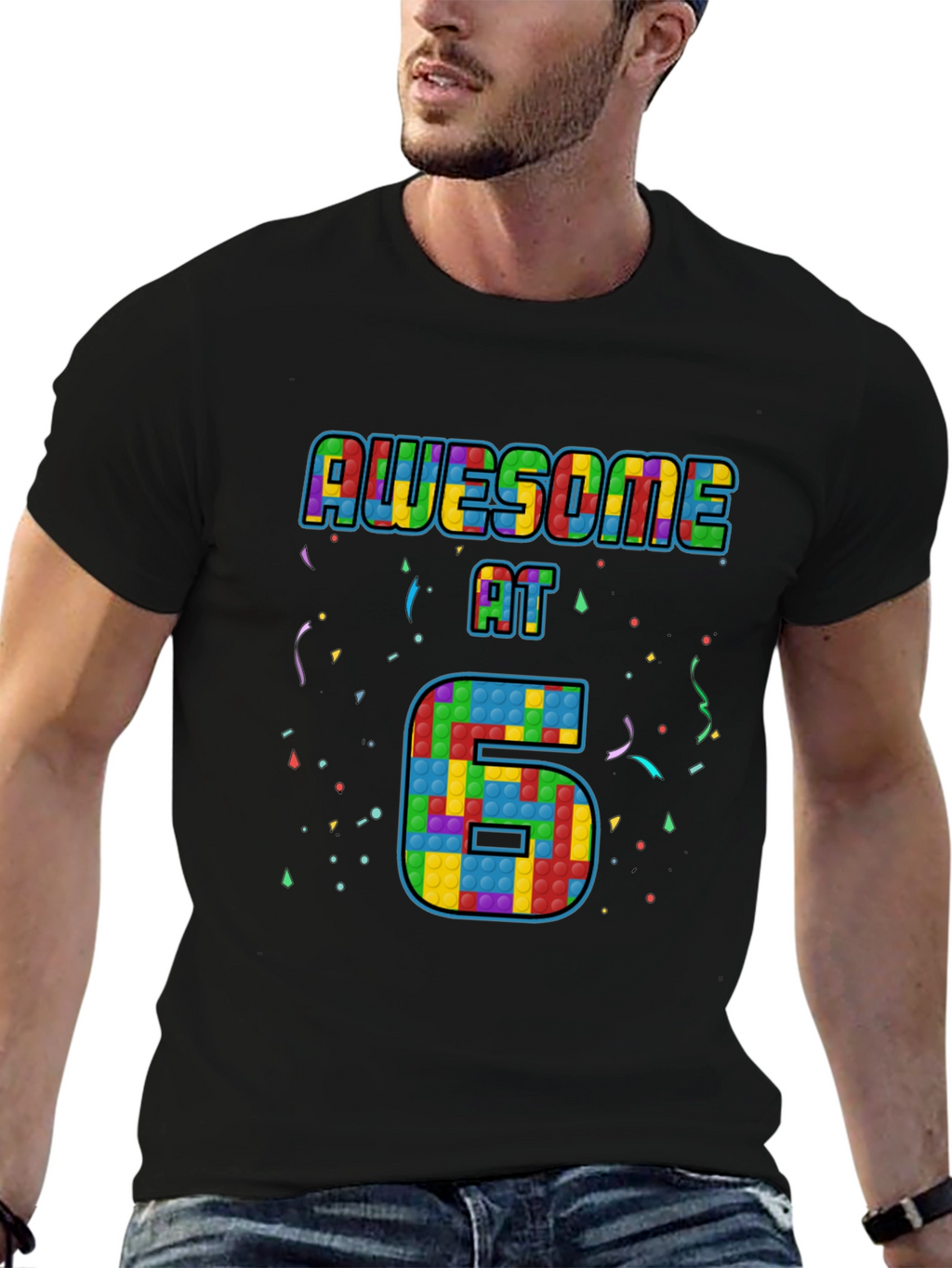 Awesome at 6 Pop It Birthday T-Shirt
