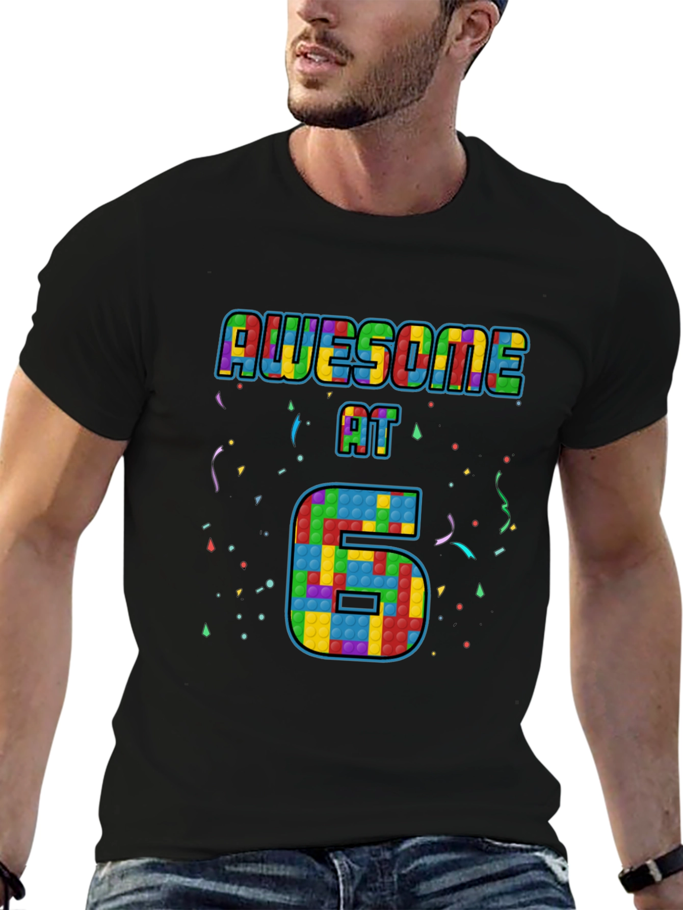 Awesome at 6 Pop It Birthday T-Shirt