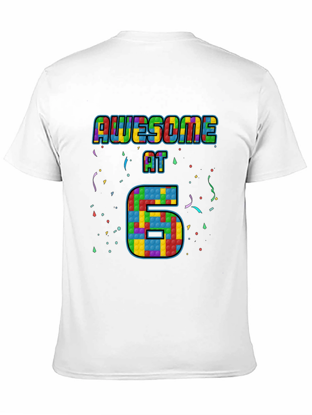Awesome at 6 Pop It Birthday T-Shirt