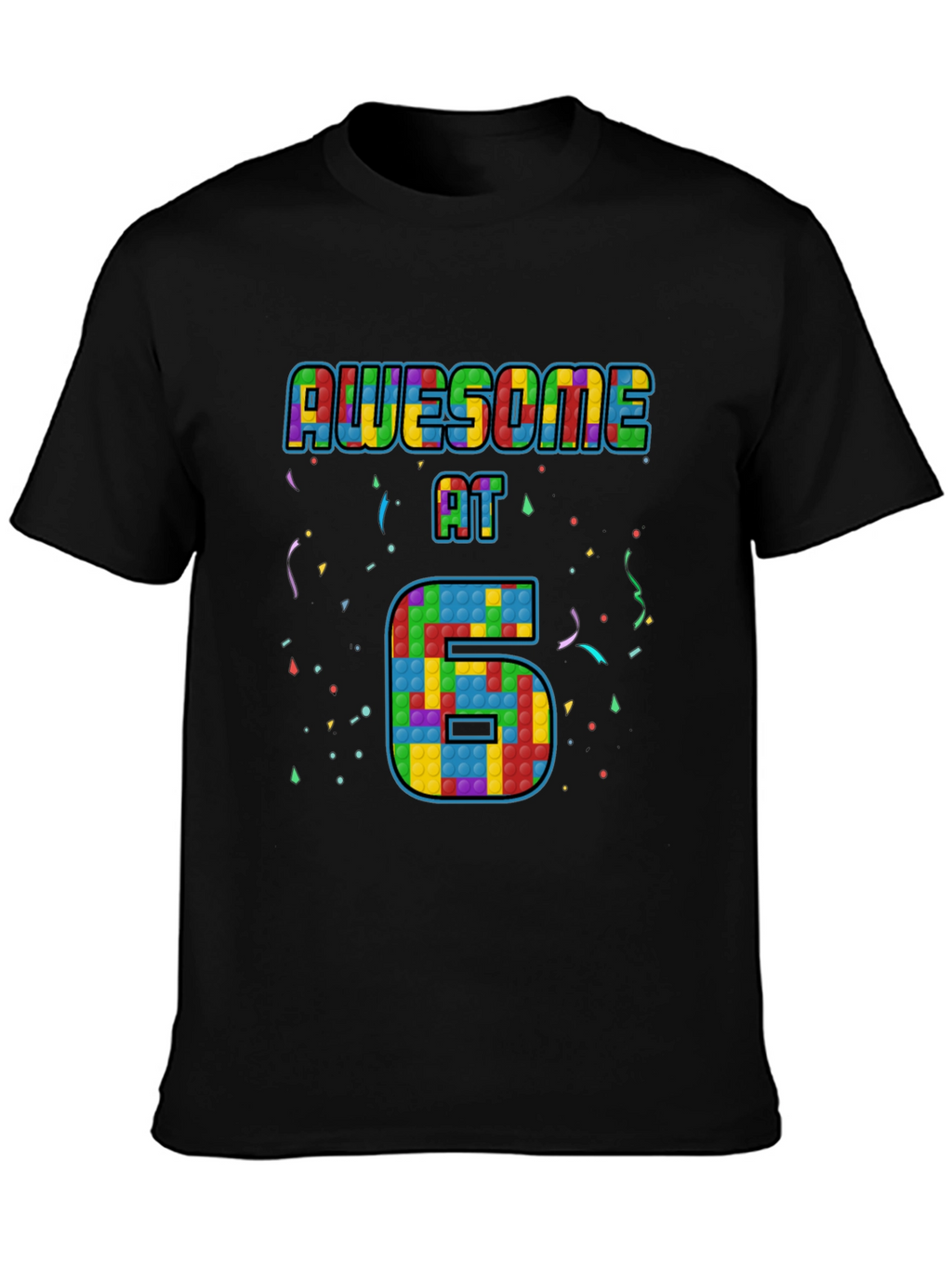Awesome at 6 Pop It Birthday T-Shirt