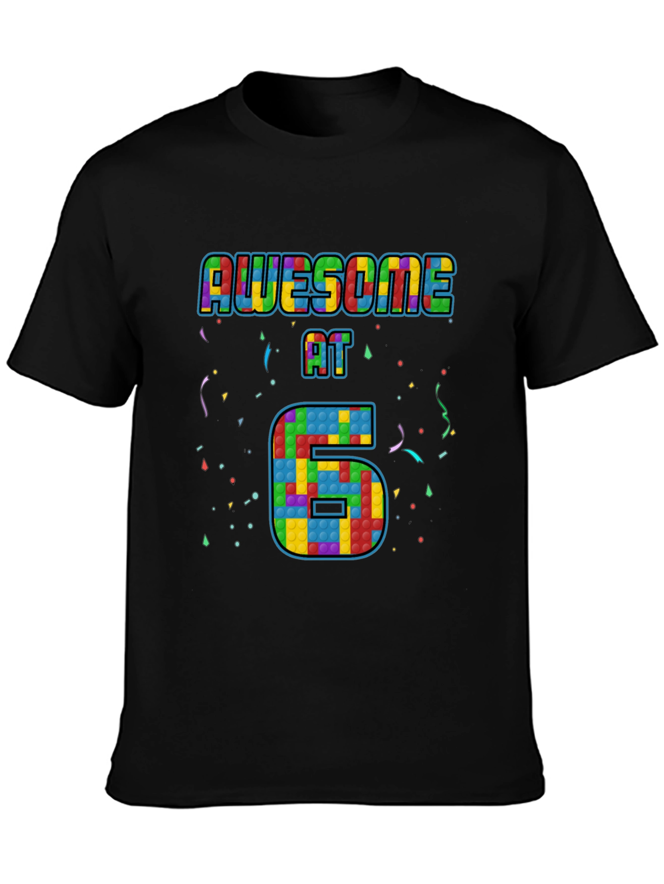 Awesome at 6 Pop It Birthday T-Shirt