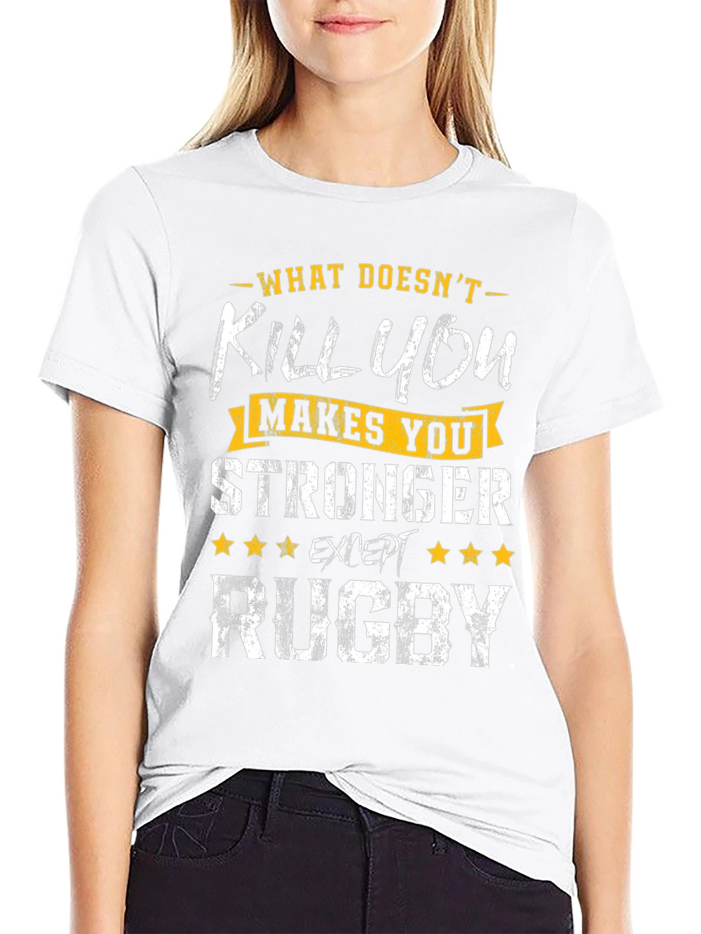 Rugby T-Shirt: What Doesnt Kill You