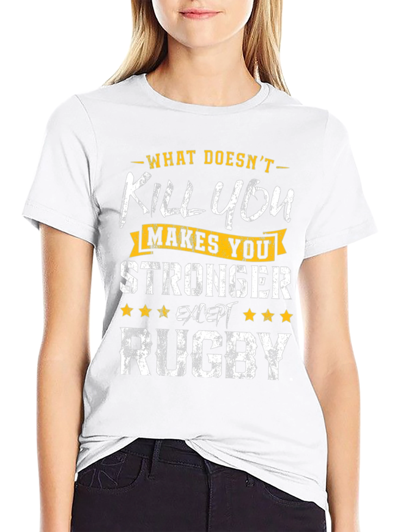 Rugby T-Shirt: What Doesnt Kill You