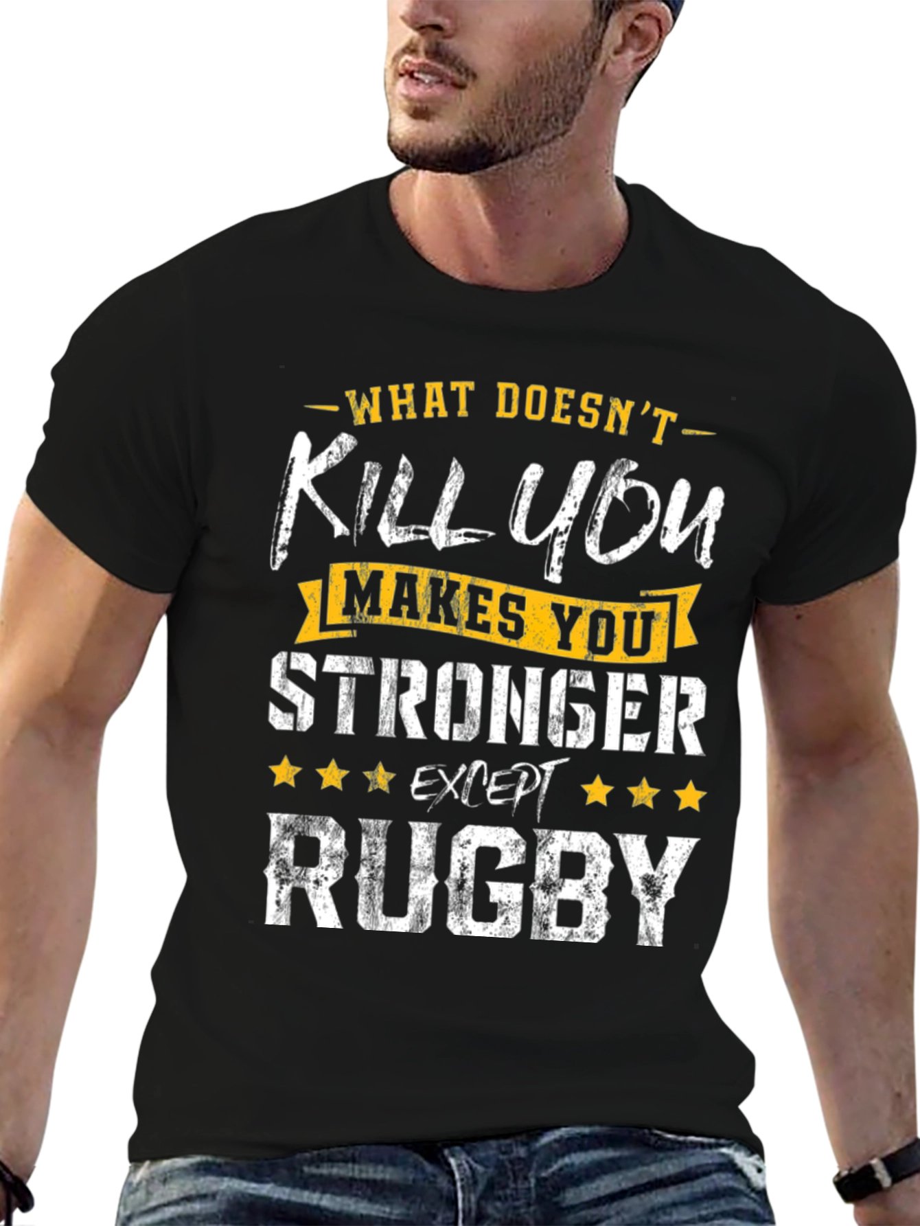 Rugby T-Shirt: What Doesnt Kill You