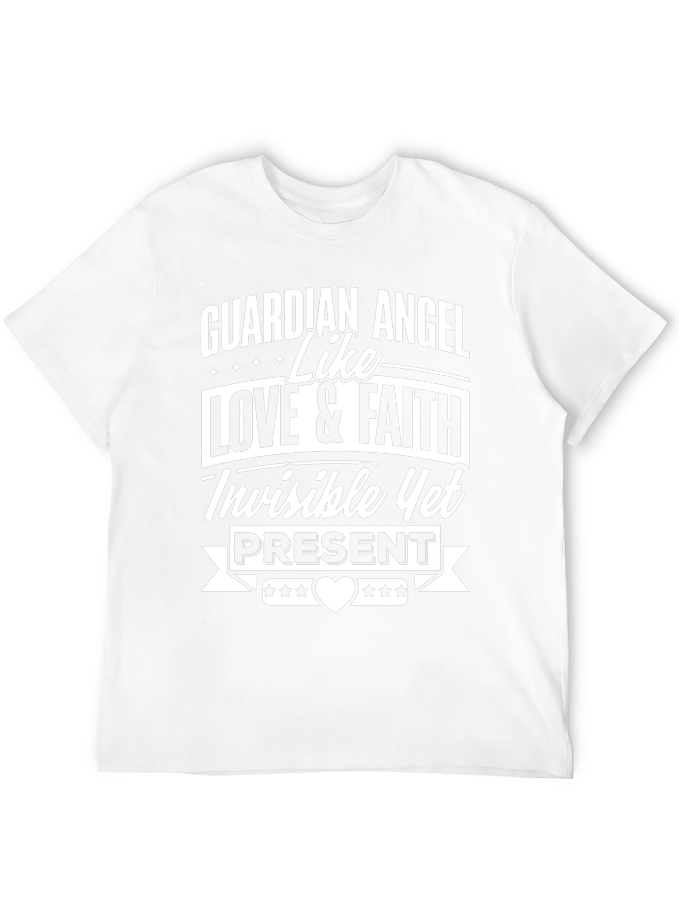 Guardian Angel Love & Faith T-Shirt - Black
