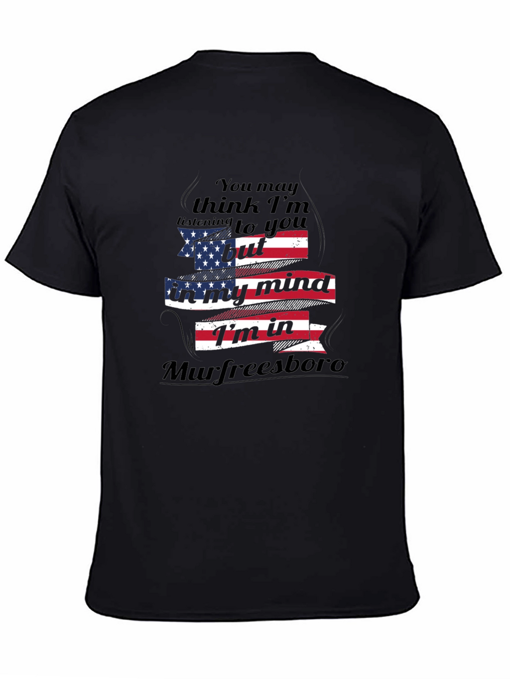 Murfreesboro Mind T-Shirt American Flag Design