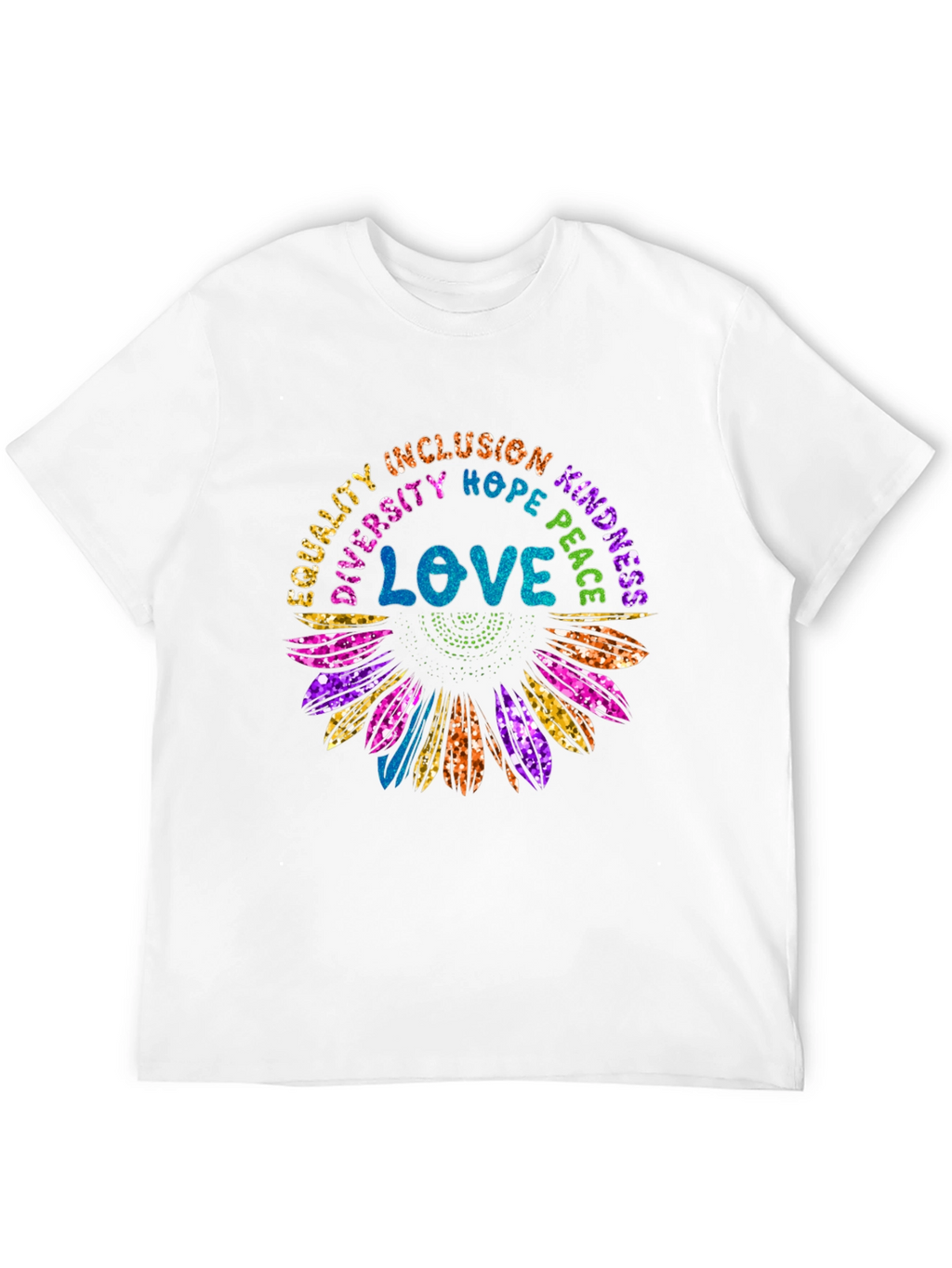 Equality Love Sunflower Graphic T-Shirt