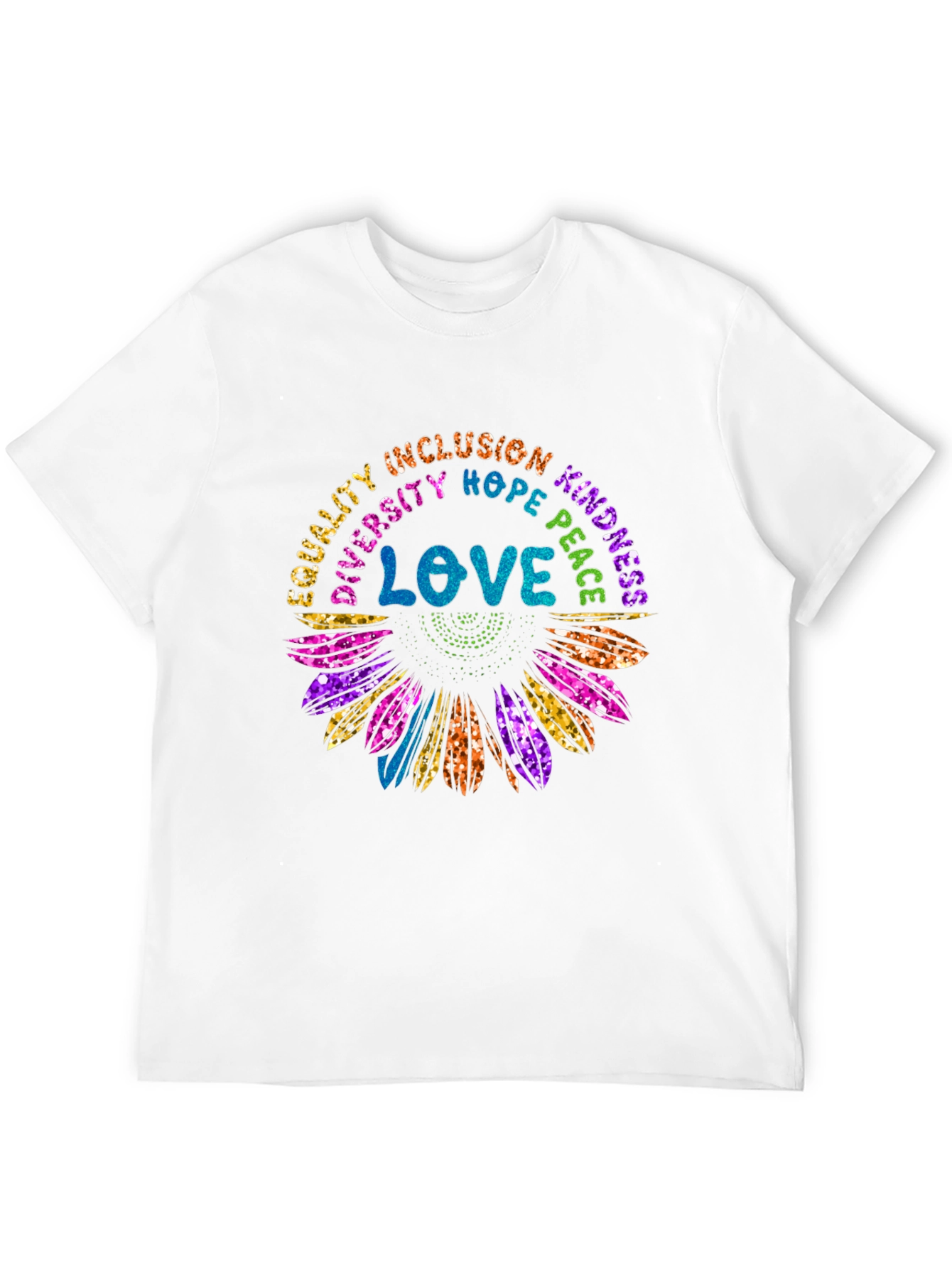 Equality Love Sunflower Graphic T-Shirt
