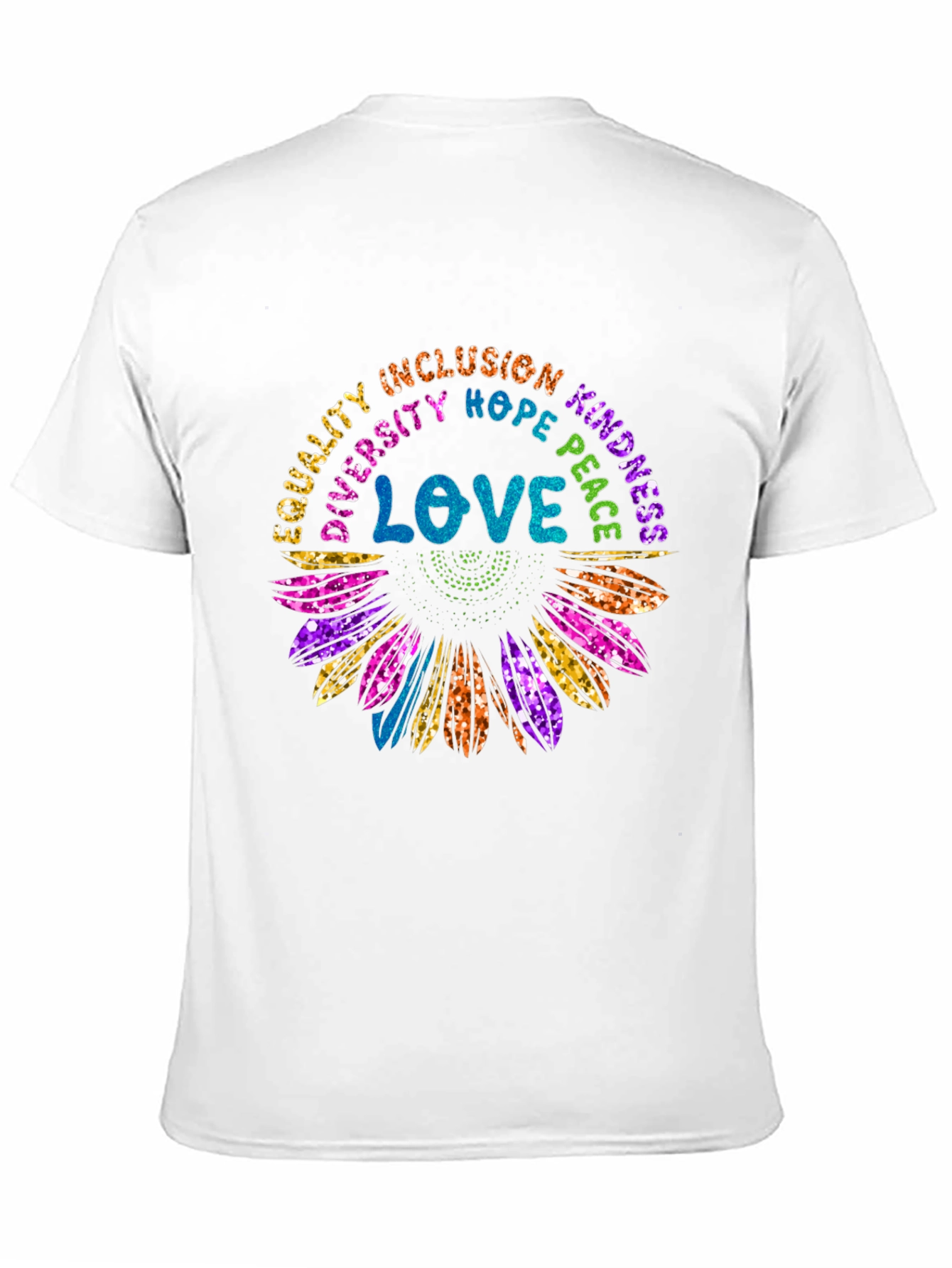 Equality Love Sunflower Graphic T-Shirt