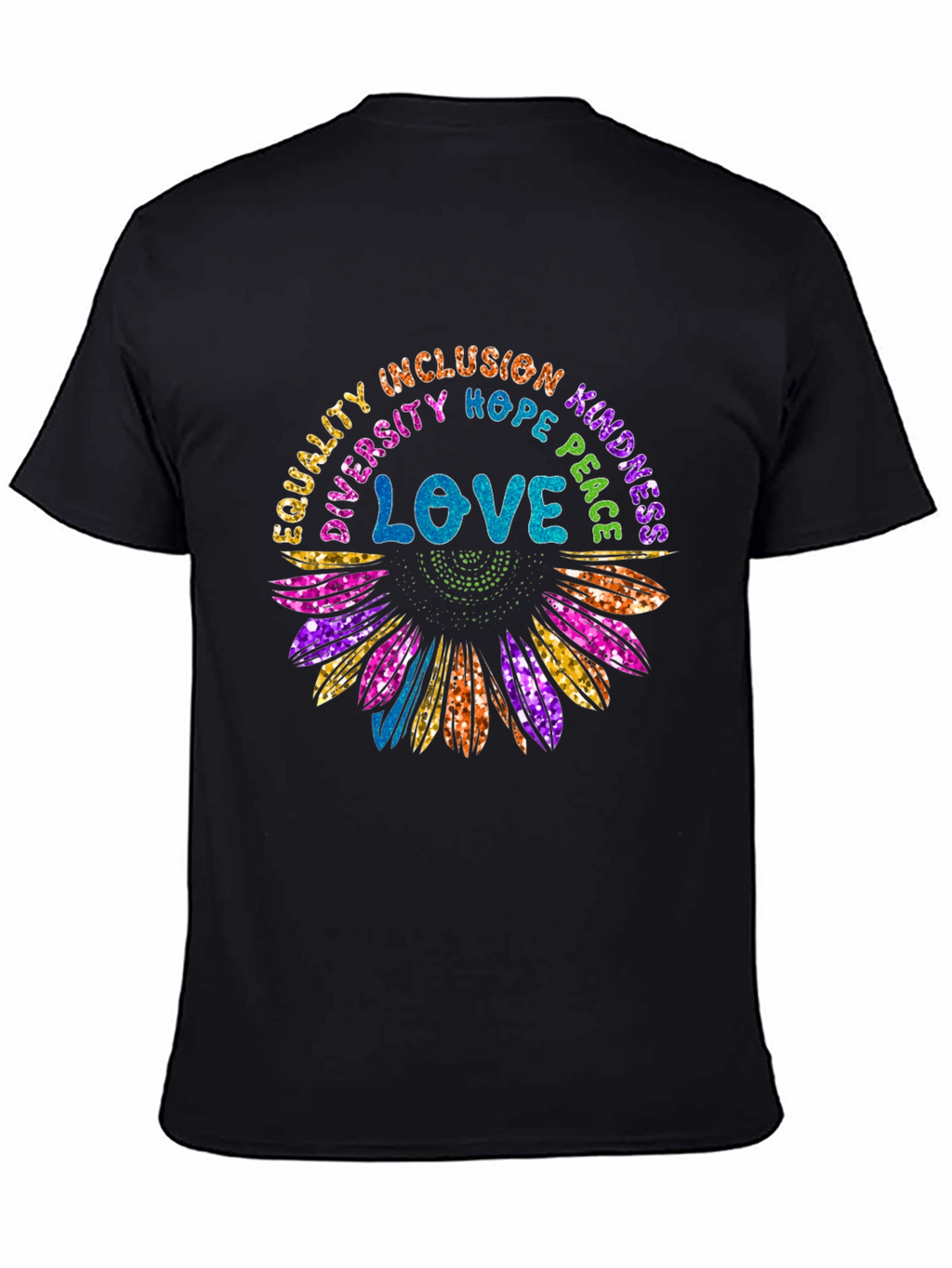 Equality Love Sunflower Graphic T-Shirt