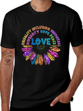 Equality Love Sunflower Graphic T-Shirt