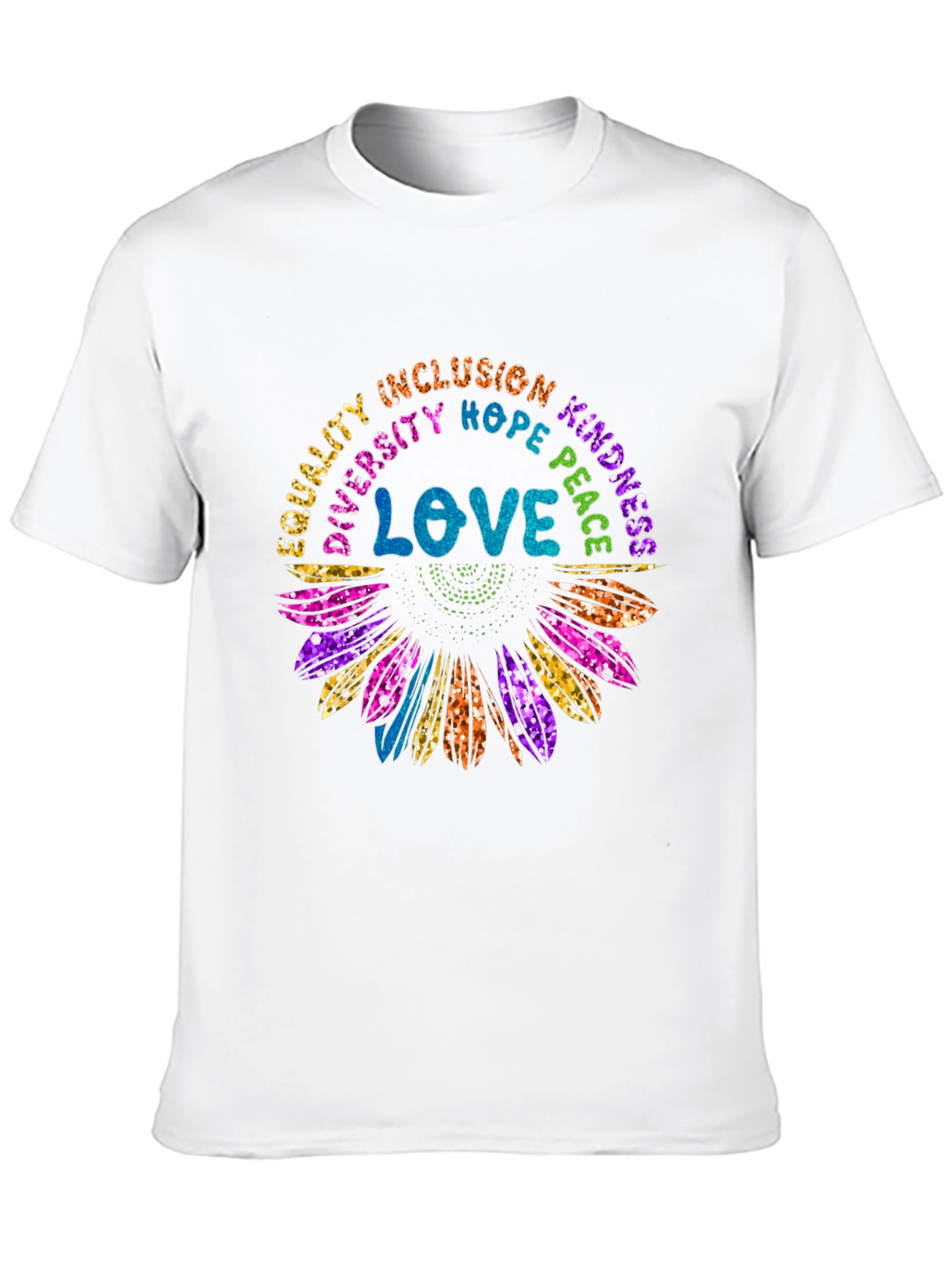 Equality Love Sunflower Graphic T-Shirt
